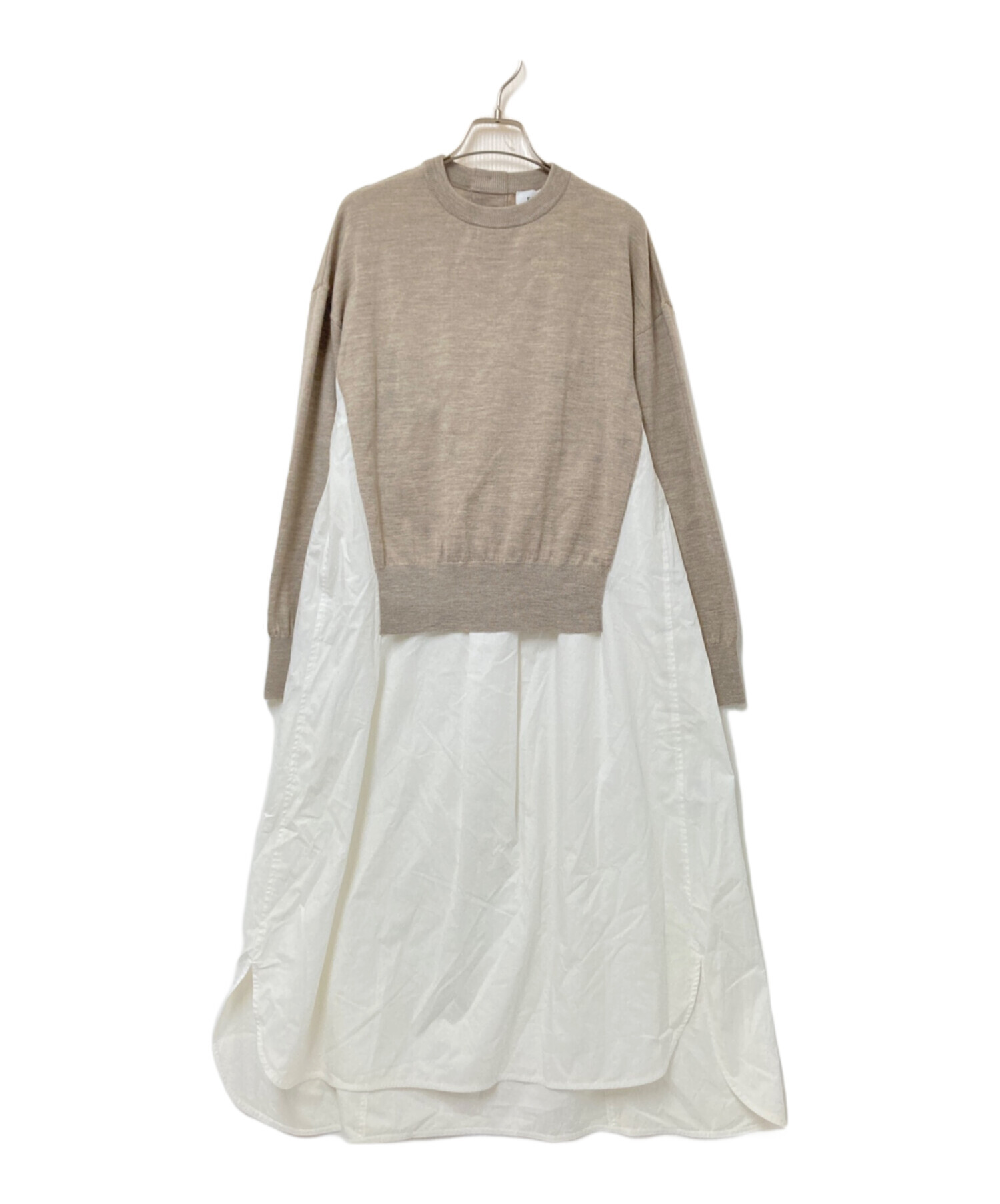 中古・古着通販】ENFOLD (エンフォルド) ニットレイヤードフレア