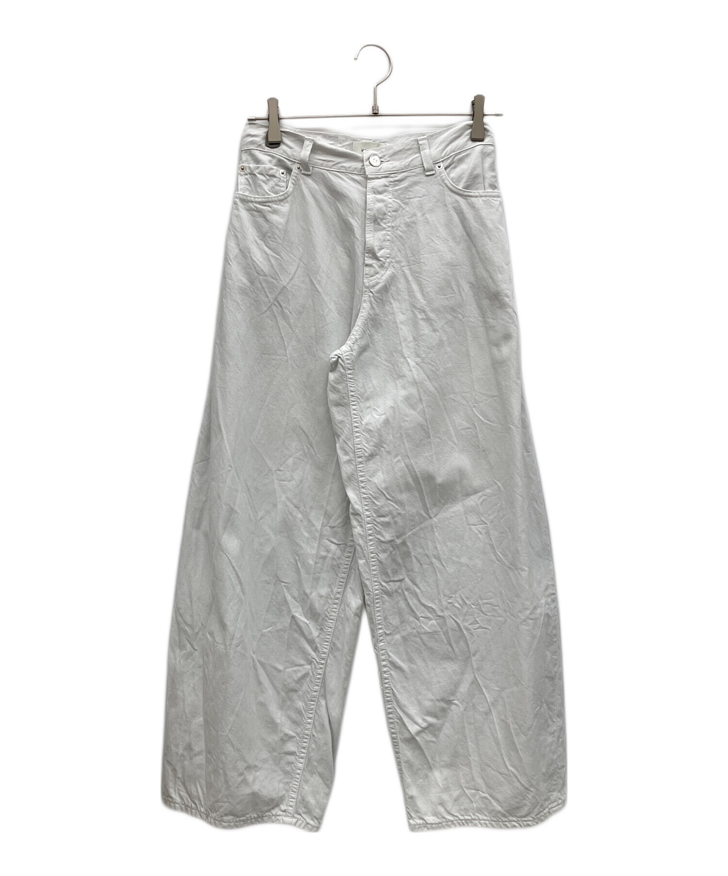 中古・古着通販】haikure (ハイクル) BETHANY White denim ホワイト