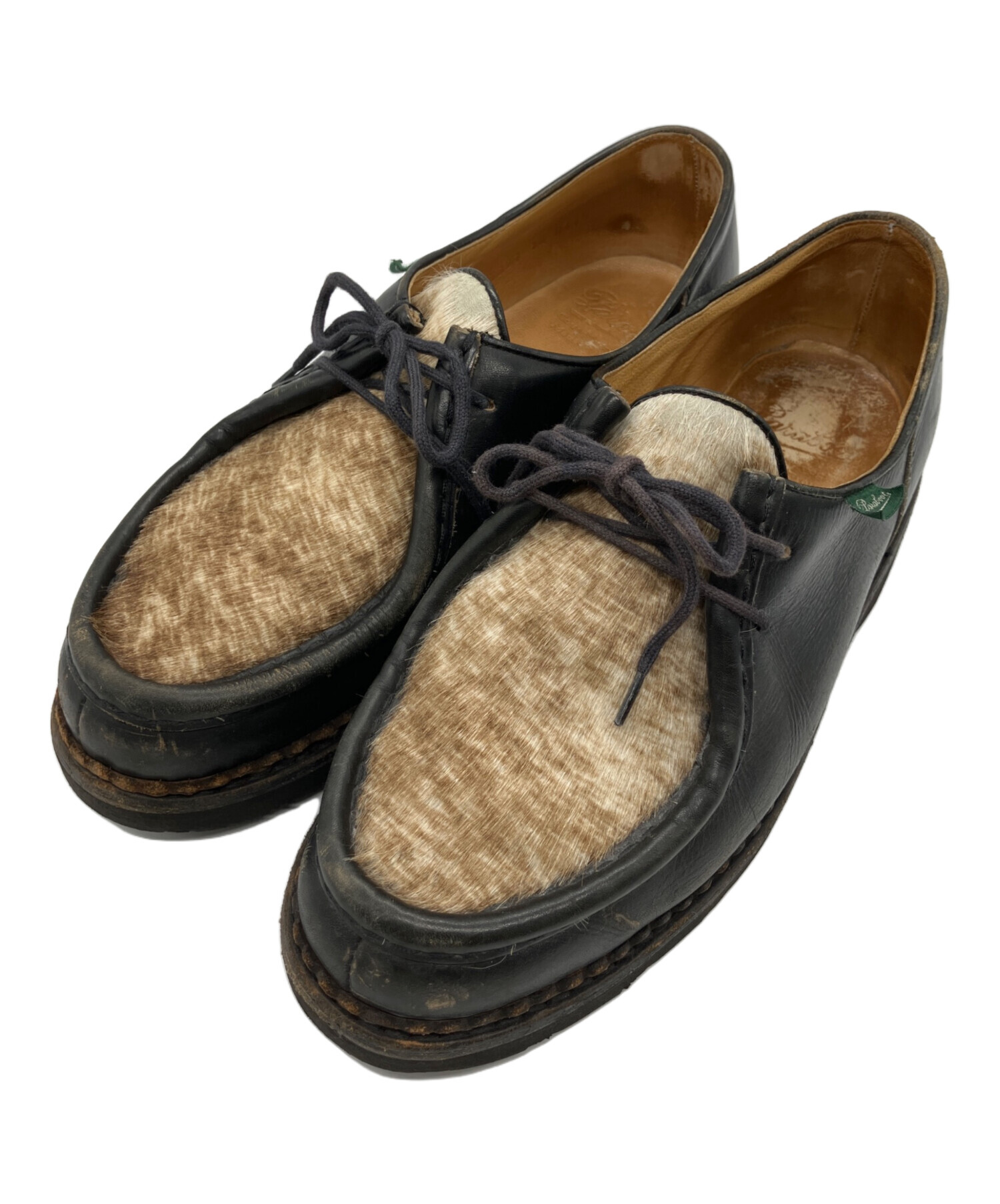中古・古着通販】PARABOOT (パラブーツ) MICHAEL ブラック×ベージュ 