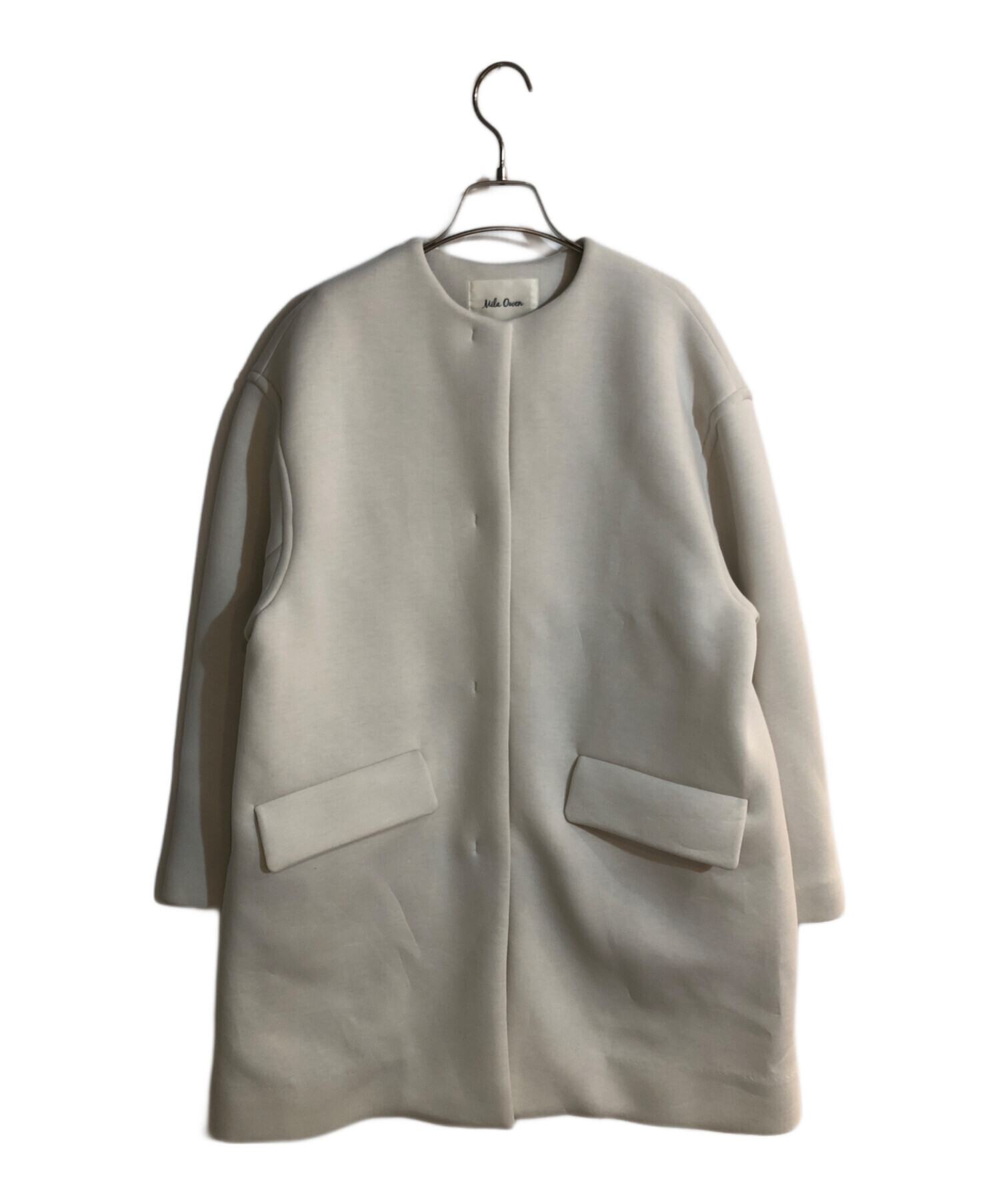 中古・古着通販】Mila Owen (ミラオーウェン) ノーカラーフラップ