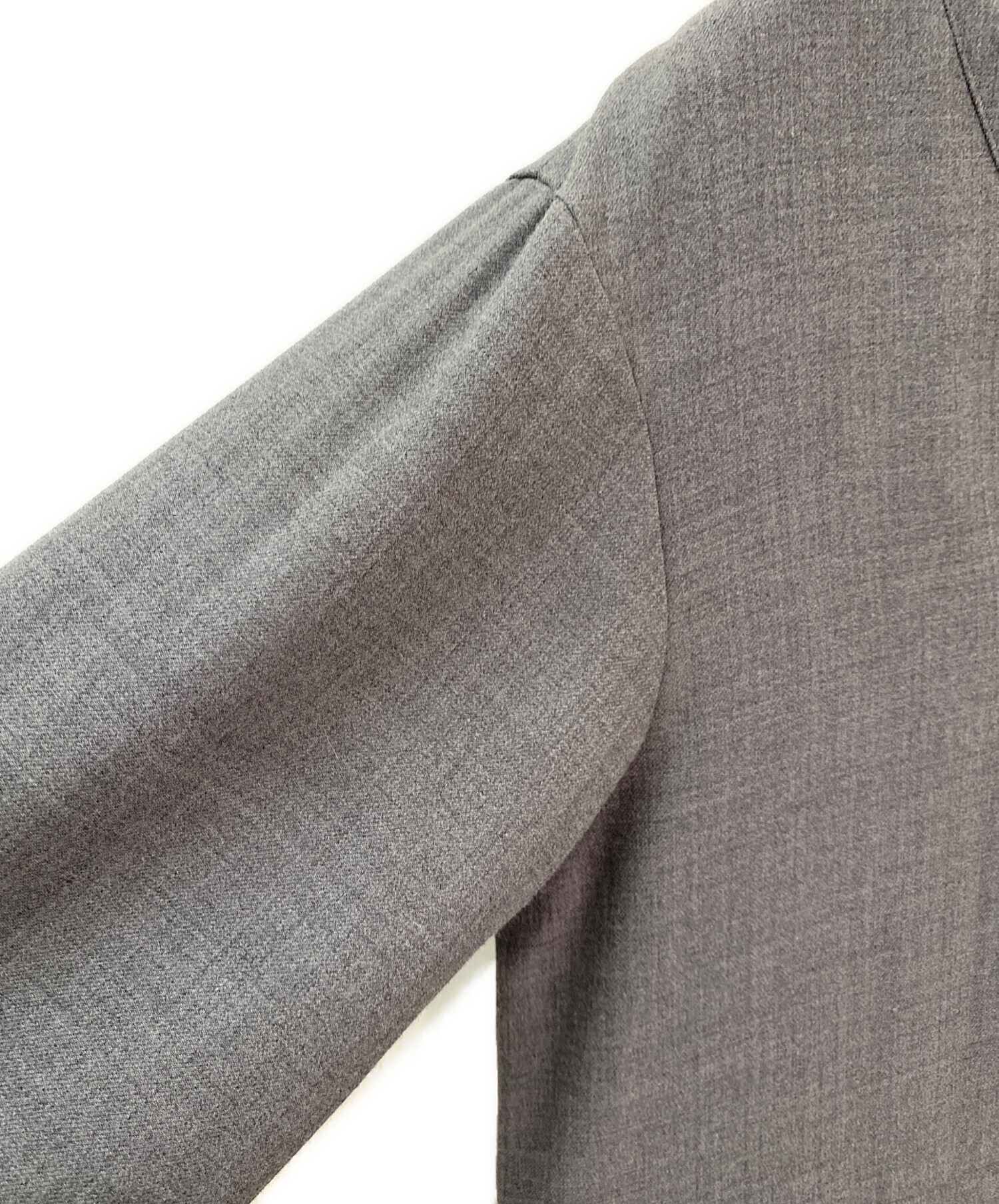 中古・古着通販】Conte (コンテ) Vネック オールインワン グレー