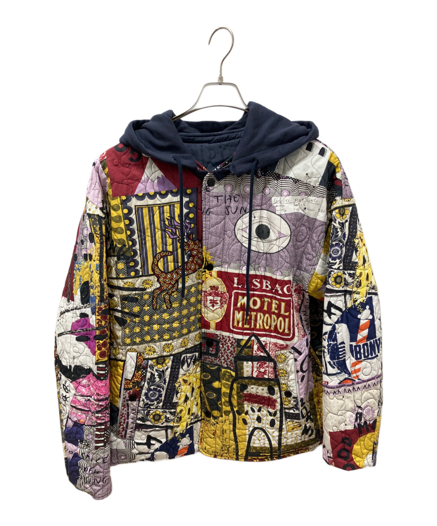 【貴重品】パッチワークダウンジャケット 中古・古着通販】Desigual (デシグアル) パッチワーク リバーシブル パ