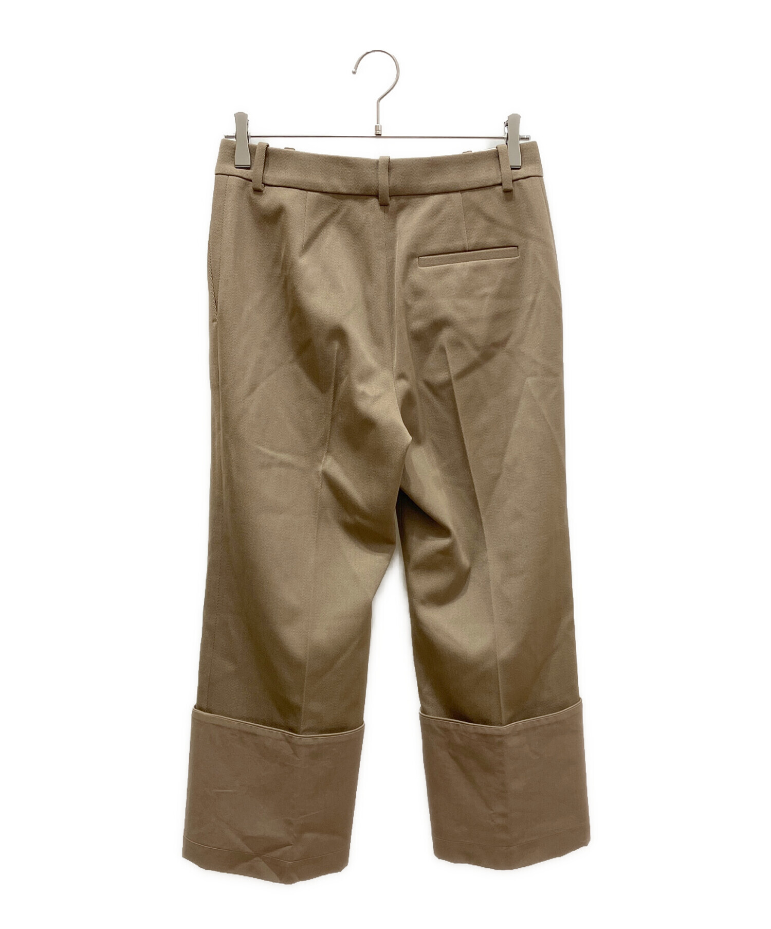 中古・古着通販】LOEWE (ロエベ) クロップドターンアップトラウザーズ