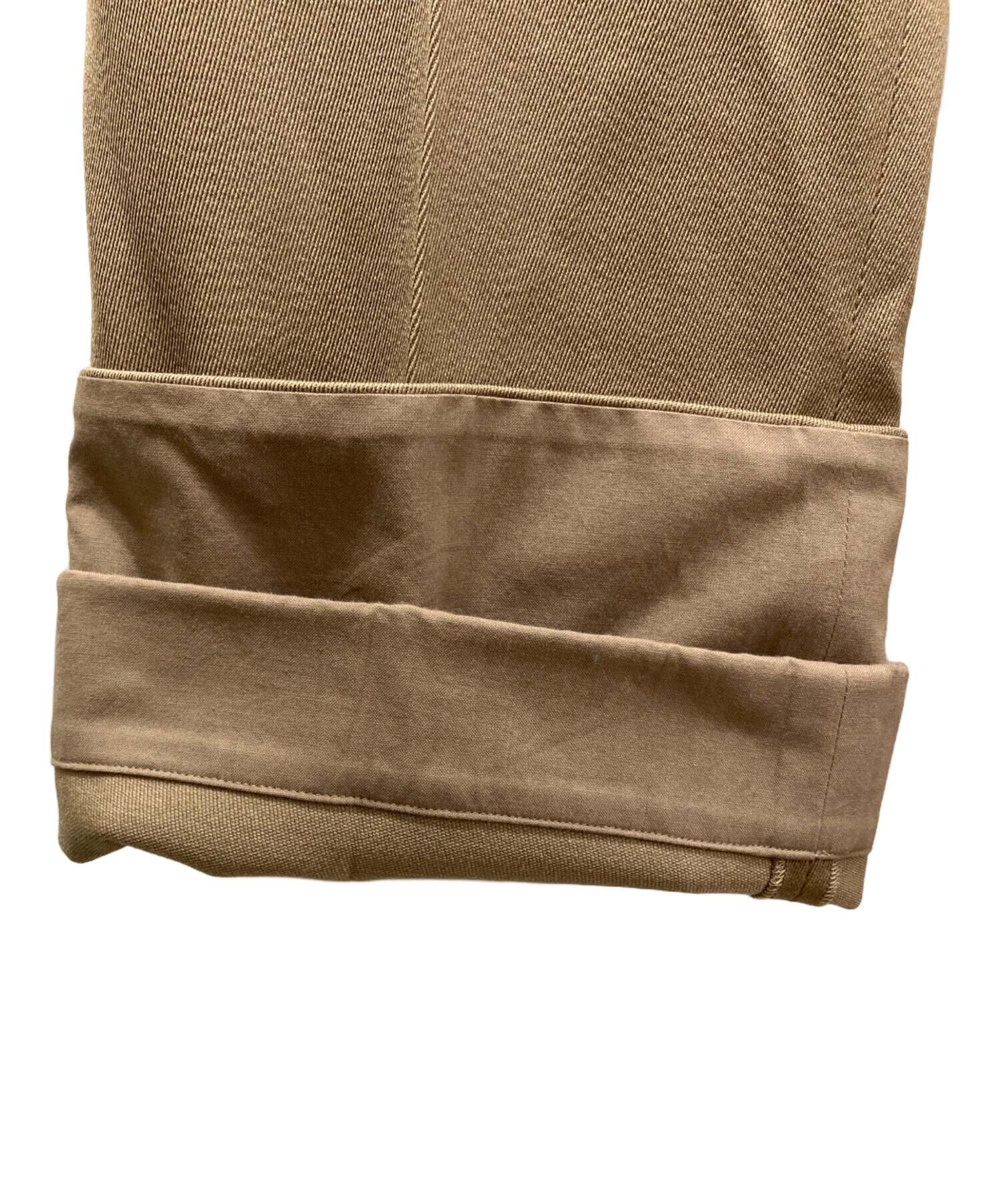 中古・古着通販】LOEWE (ロエベ) クロップドターンアップトラウザーズ