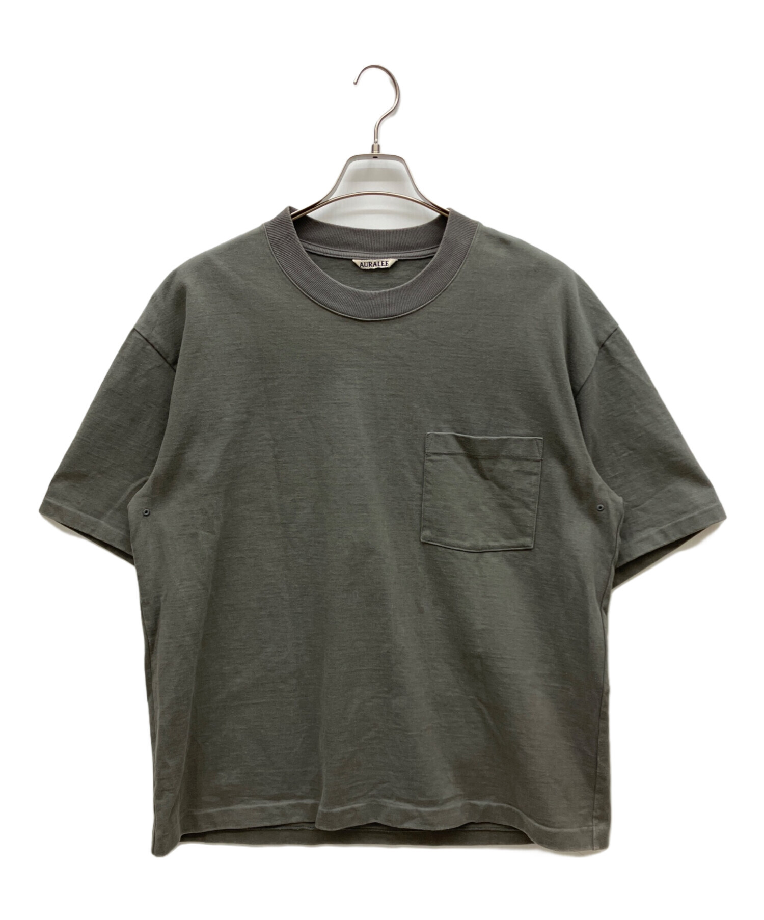 中古・古着通販】AURALEE (オーラリー) HEAVY WEIGHT TEE オリーブ