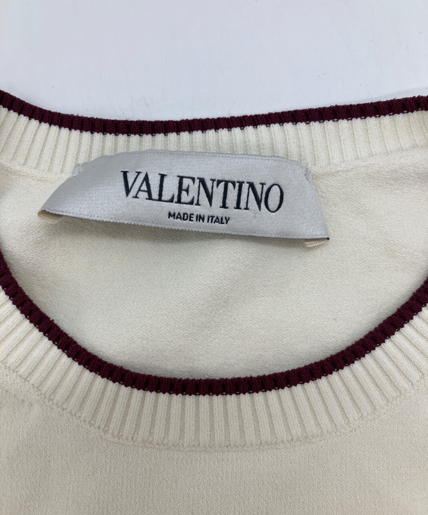 中古・古着通販】VALENTINO (ヴァレンティノ) ヴィスコースS/Sニット