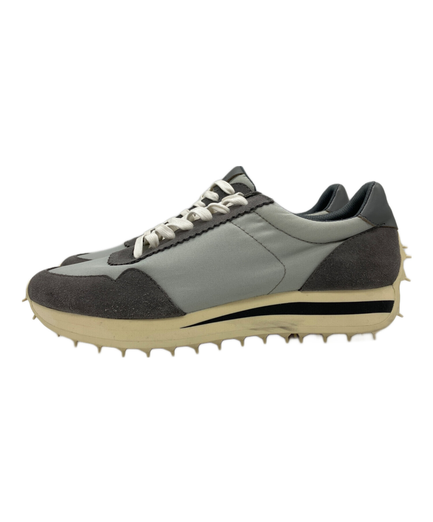 FOOT INDUSTRY フットインダストリー スニーカー 27cm シルバー 【古着】【中古】【送料無料】 中古・古着通販】FOOT INDUSTRY (フットインダストリー) スニーカー