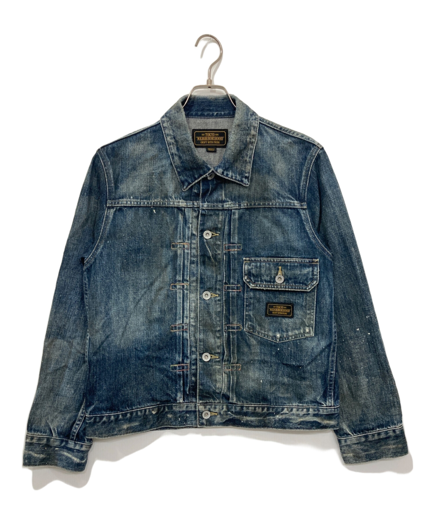 極美 NEIGHBORHOOD SAVAGE STOCKMAN デニムジャケット 中古・古着通販】NEIGHBORHOOD (ネイバーフッド) SAVAGE STOCKMAN TYPE