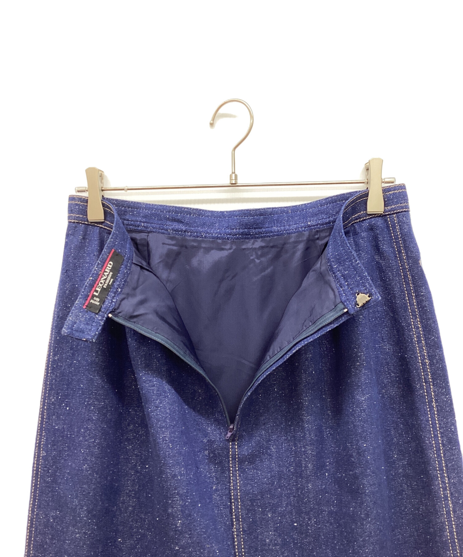 中古・古着通販】LEONARD (レオナール) シルクデニムセットアップ