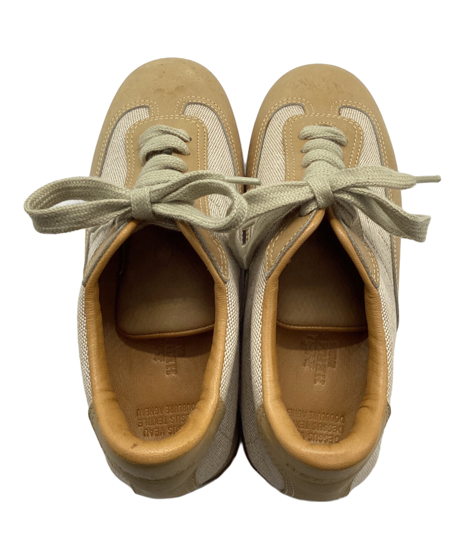 中古・古着通販】HERMES (エルメス) クイックスニーカー ベージュ