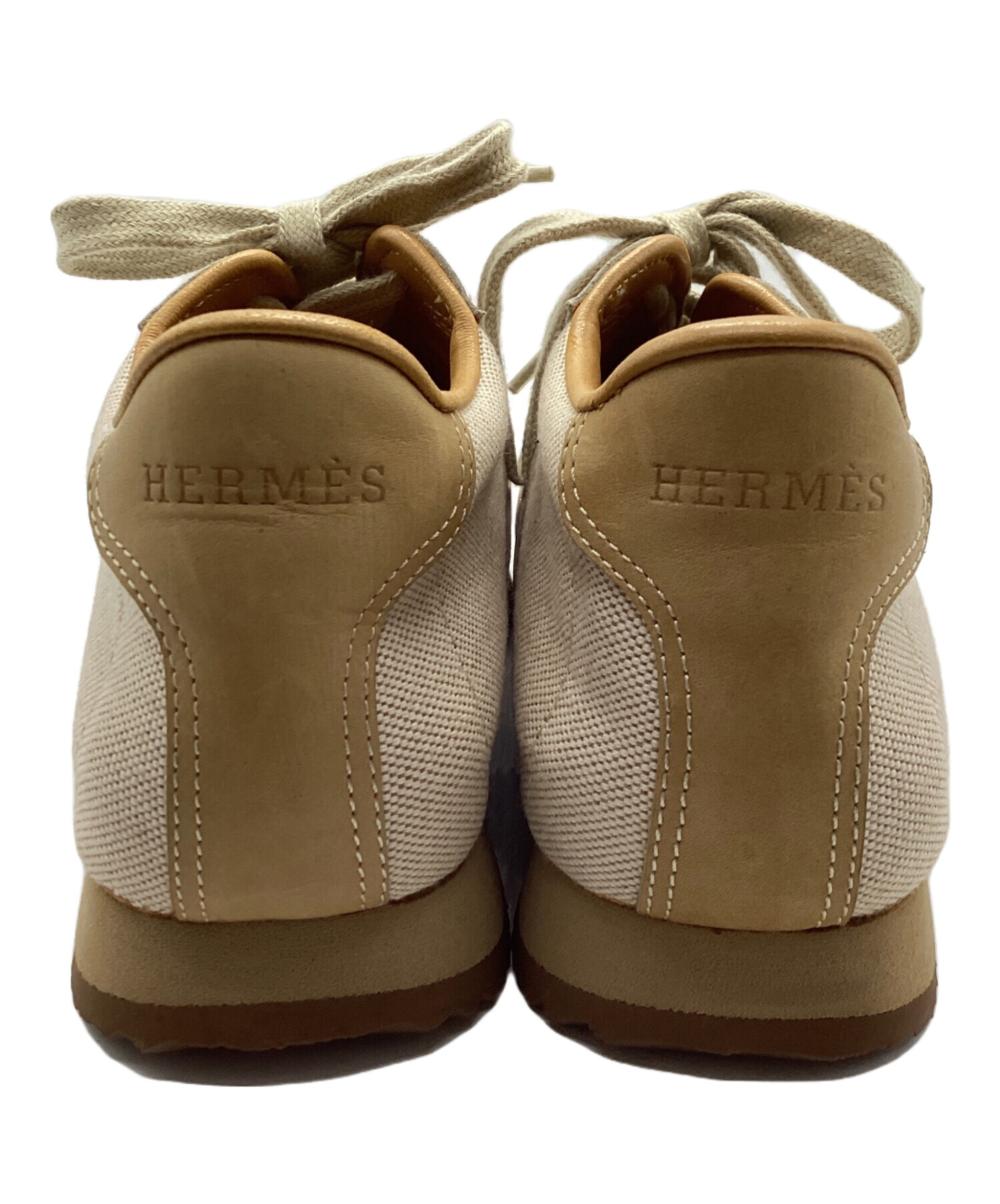 中古・古着通販】HERMES (エルメス) クイックスニーカー ベージュ