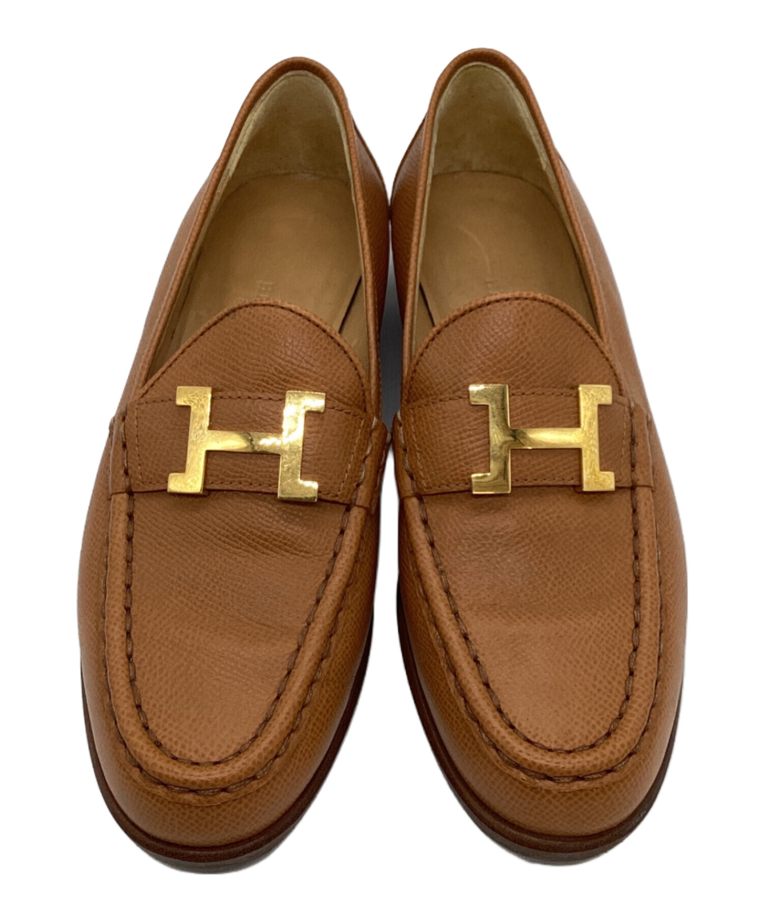 中古・古着通販】HERMES (エルメス) ローファー コンスタンス Hロゴ