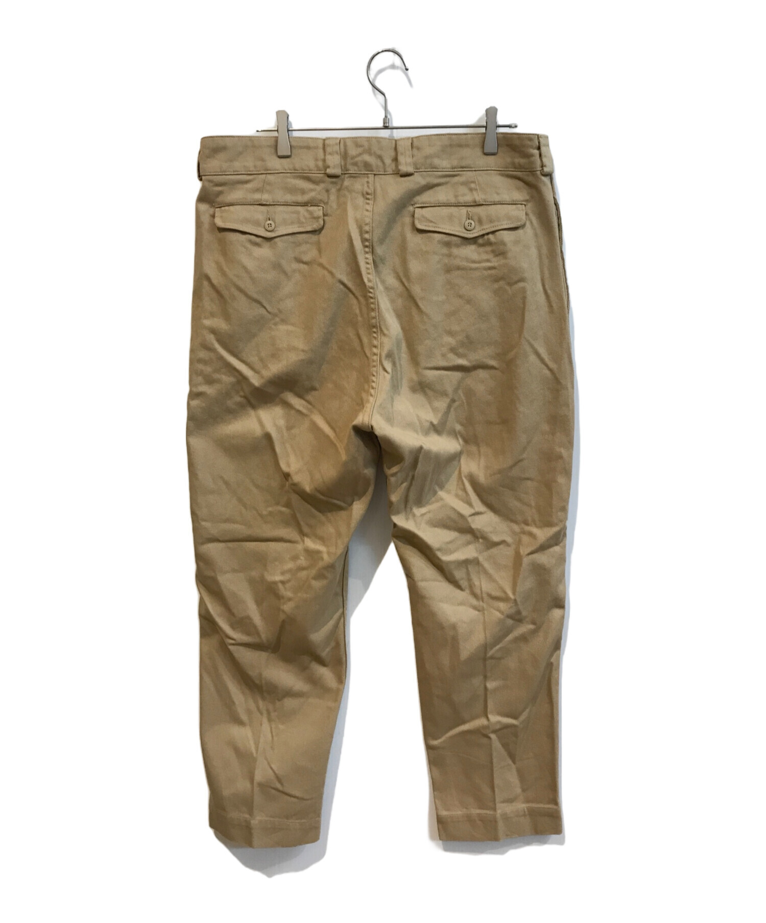 新品　トフ　toff 五本木　チノパン　トラウザーパンツ　ベージュ 新品 トフ toff 五本木 チノパン トラウザーパンツ ベージュ