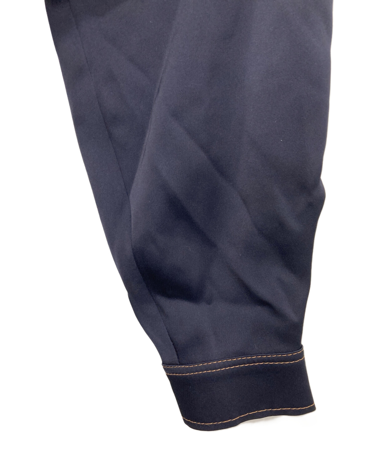 中古・古着通販】PINORE (ピノーレ) ロングシャツワンピース ネイビー