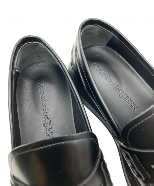 専用再再値下ALEXANDER MCQUEEN ブラッシュドレザーローファー38 中古・古着通販】ALEXANDER McQUEEN (アレキサンダーマックイーン