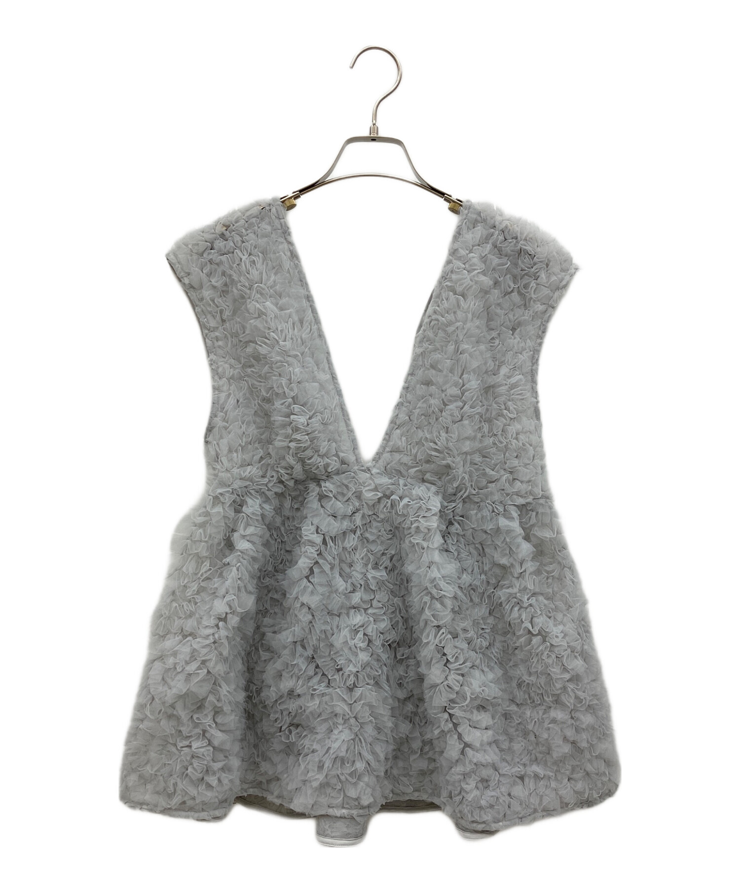 マイストラーダ デコラチュールブラウス ノースリーブ 38 中古・古着通販】Mystrada (マイストラーダ) デコラチュールブラウス