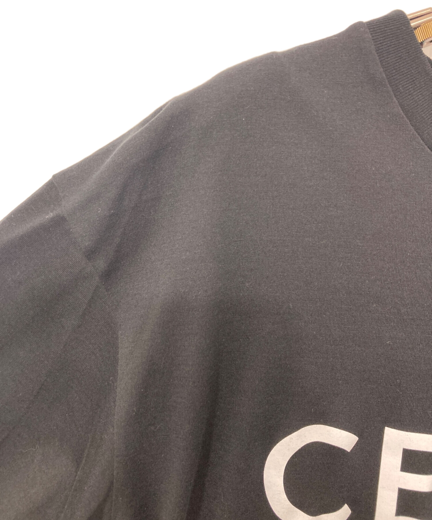 中古・古着通販】CELINE (セリーヌ) ルーズTシャツ ブラック サイズ:M
