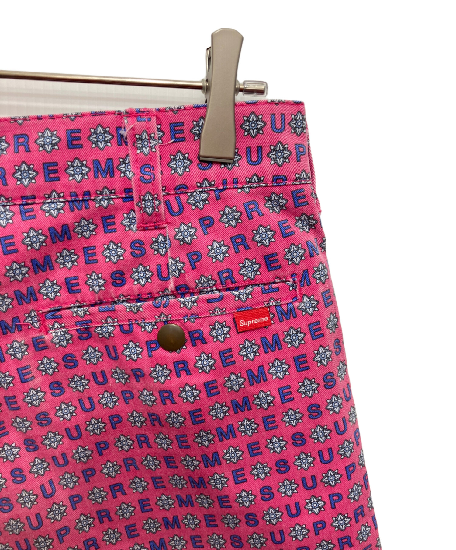 中古・古着通販】SUPREME (シュプリーム) WORK SHORT ピンク サイズ