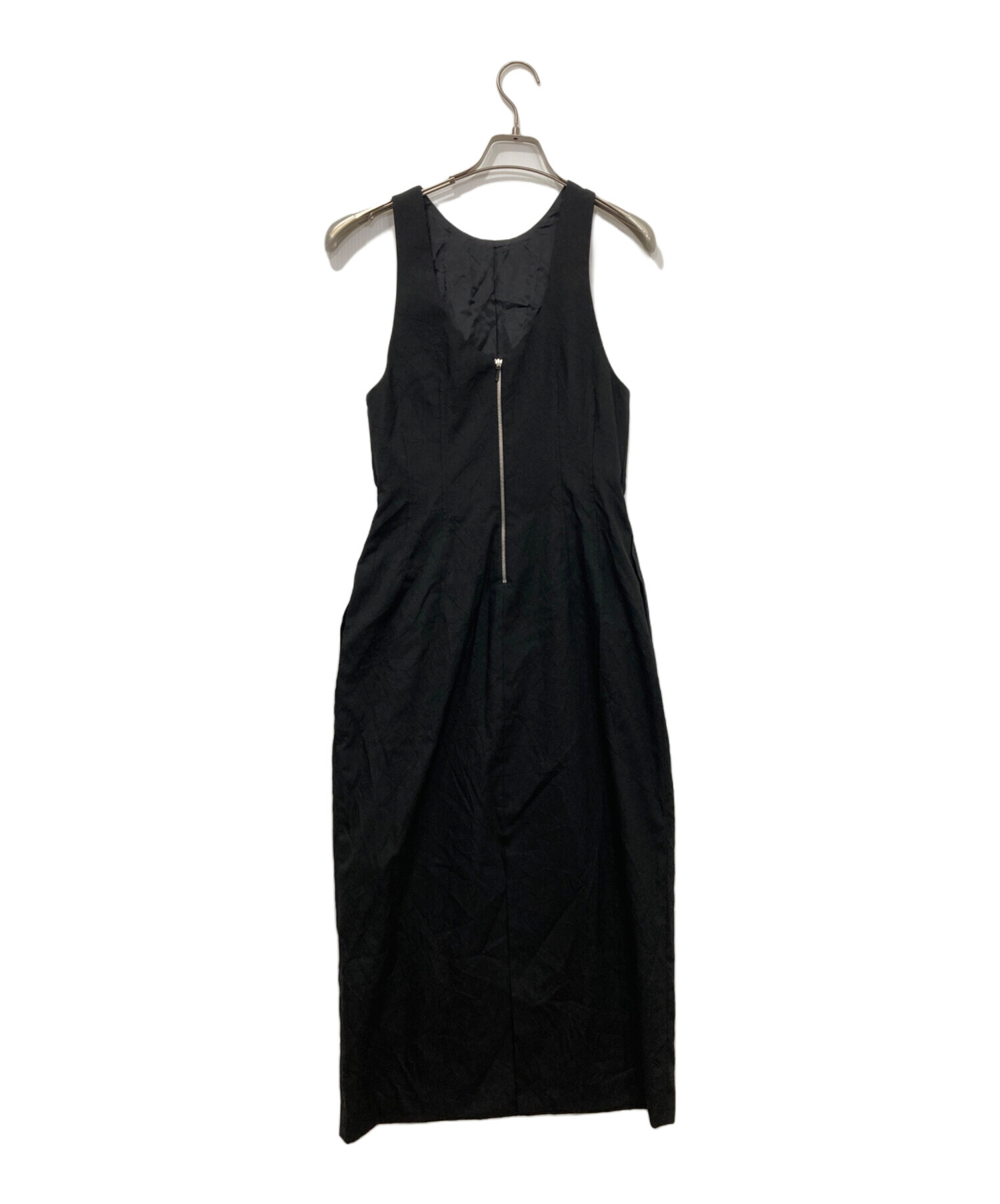 YLEVE イレーヴ ノースリーブ S 黒 【古着】【中古】【送料無料】 中古・古着通販】YLEVE (イレーヴ) T/C TROPICAL WASHER OP/トロピカル