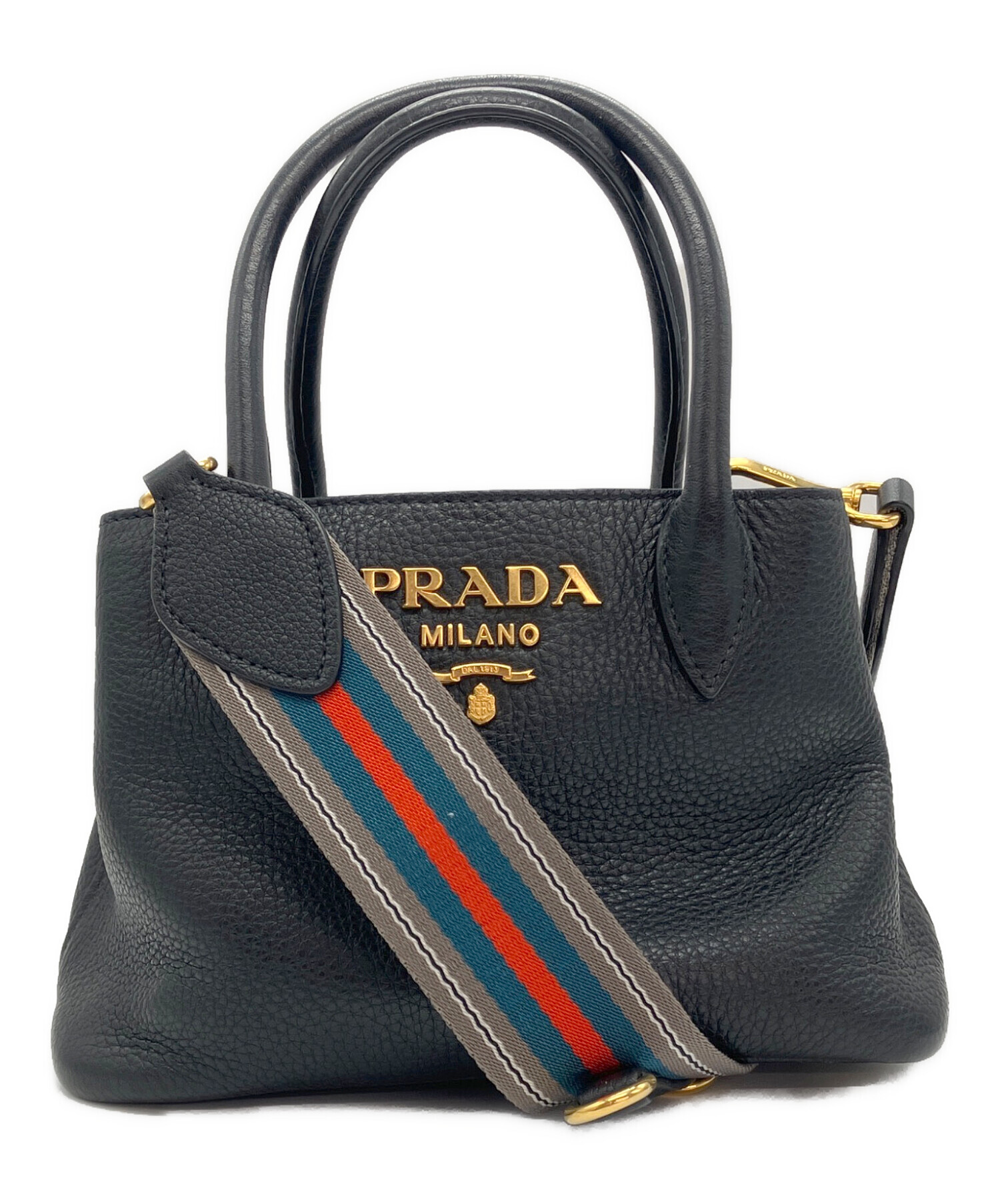 中古・古着通販】PRADA (プラダ) 2WAYショルダーバッグ ブラック