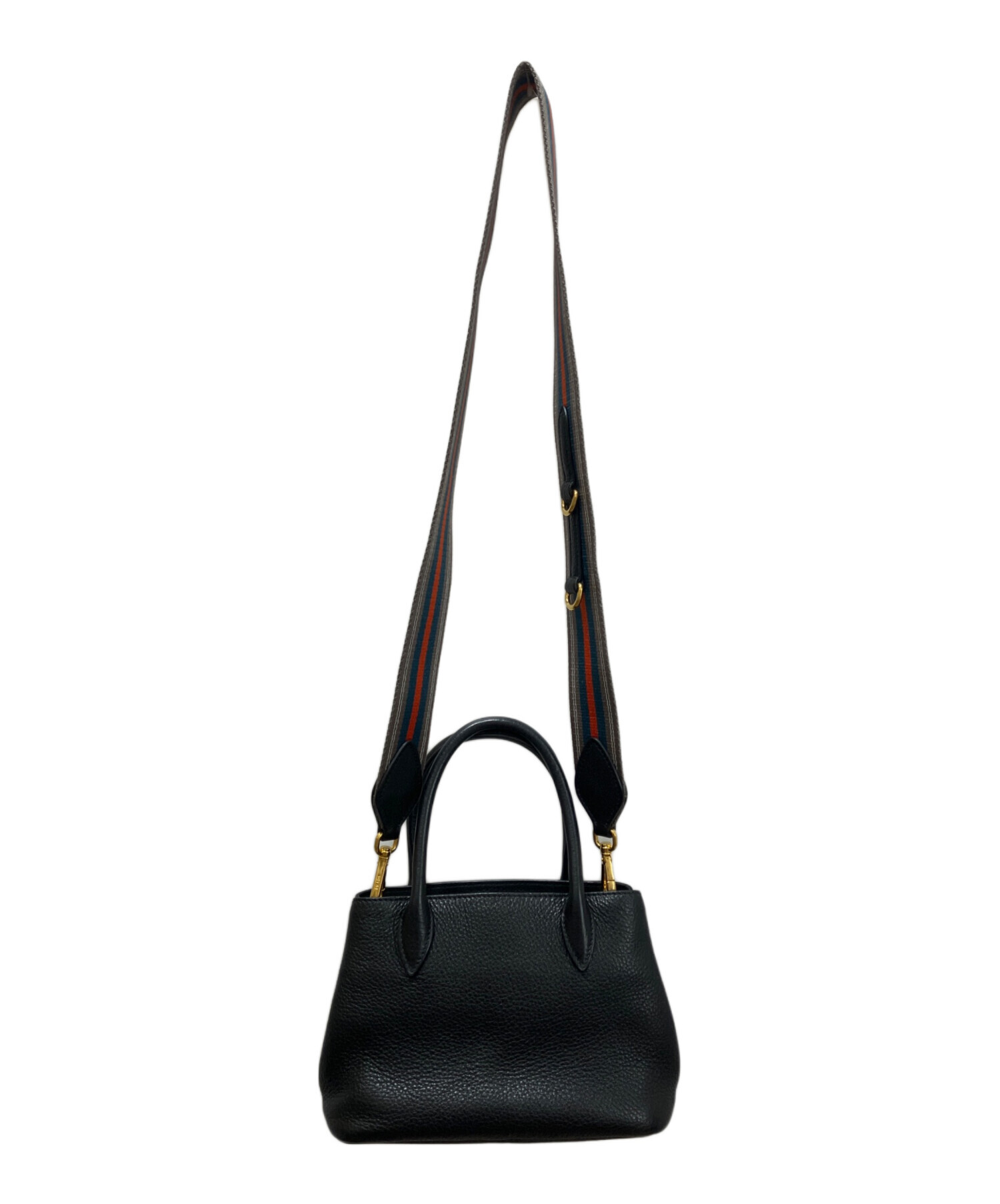 PRADA 2WAYバッグ 中古・古着通販】PRADA (プラダ) 2WAYショルダーバッグ ブラック