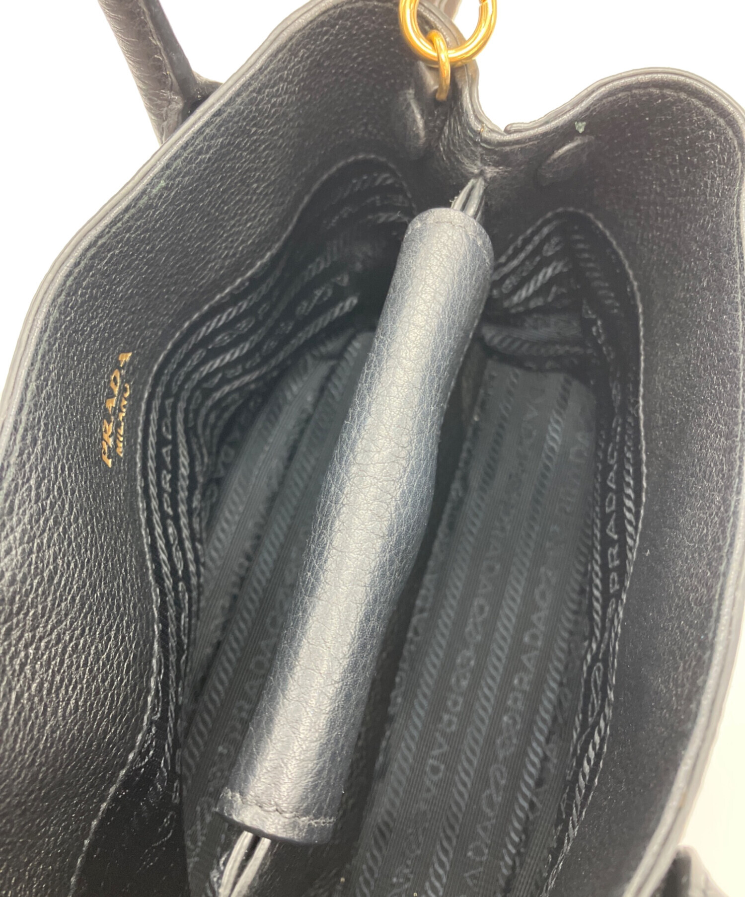 中古・古着通販】PRADA (プラダ) 2WAYショルダーバッグ ブラック