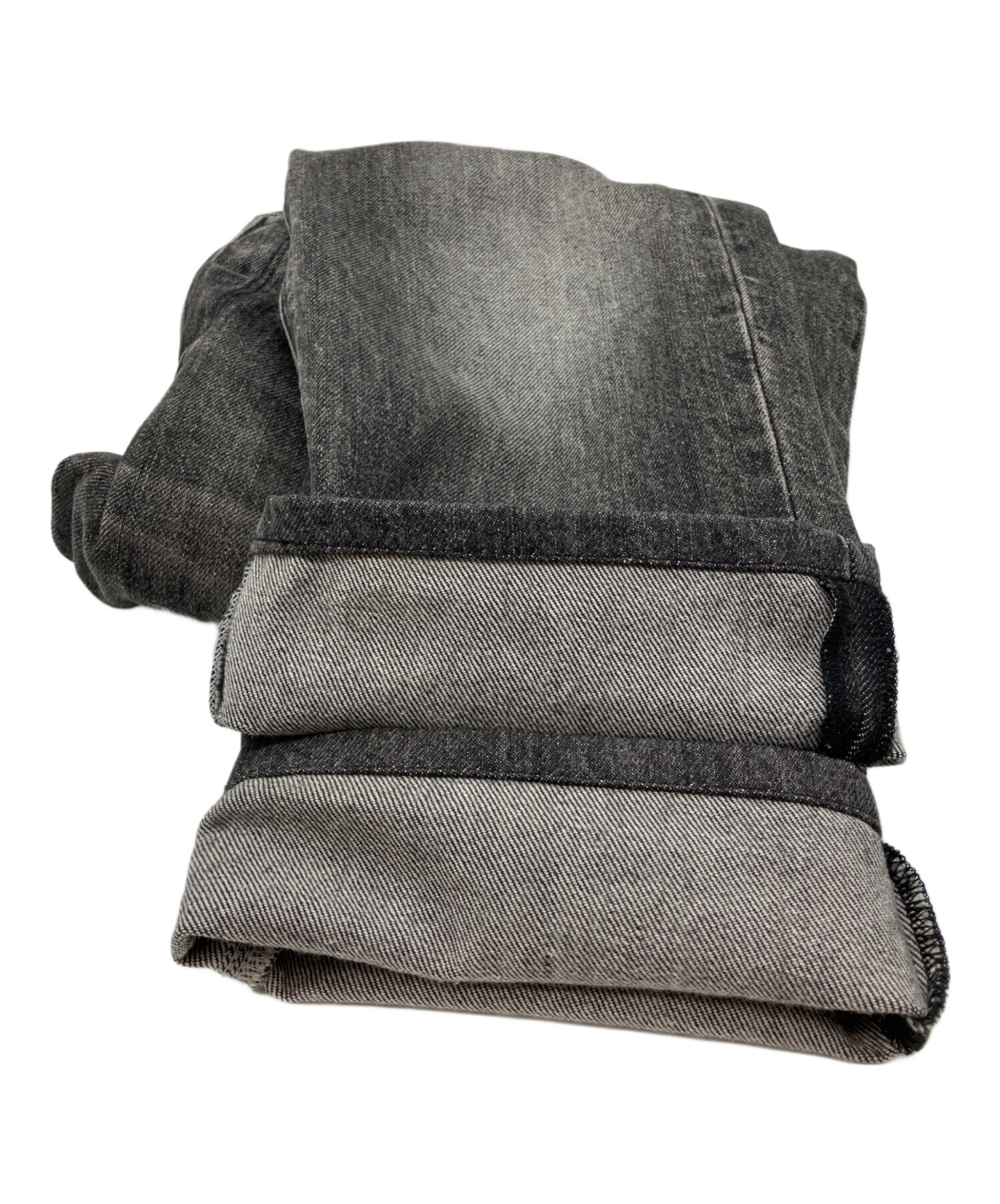 中古・古着通販】GUCCI (グッチ) デニムパンツ ブラック サイズ:46