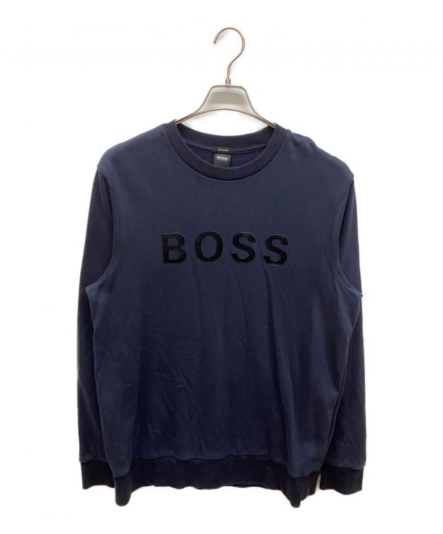 HUGO BOSS新品未使用メンズスウェット トレーナーネイビー Size L 