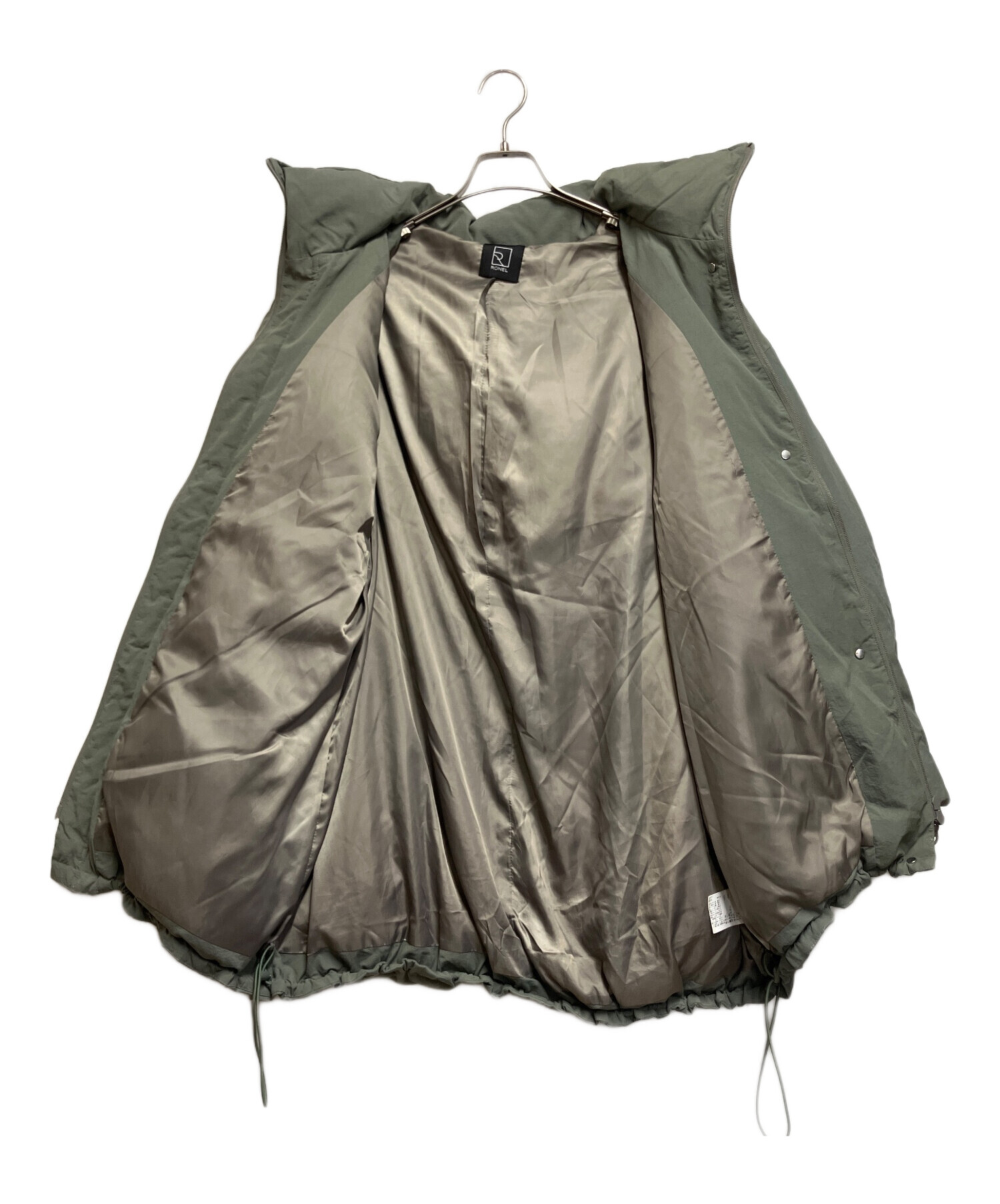 中古・古着通販】RONEL (ロネル) ミリタリーダウンジャケット グリーン