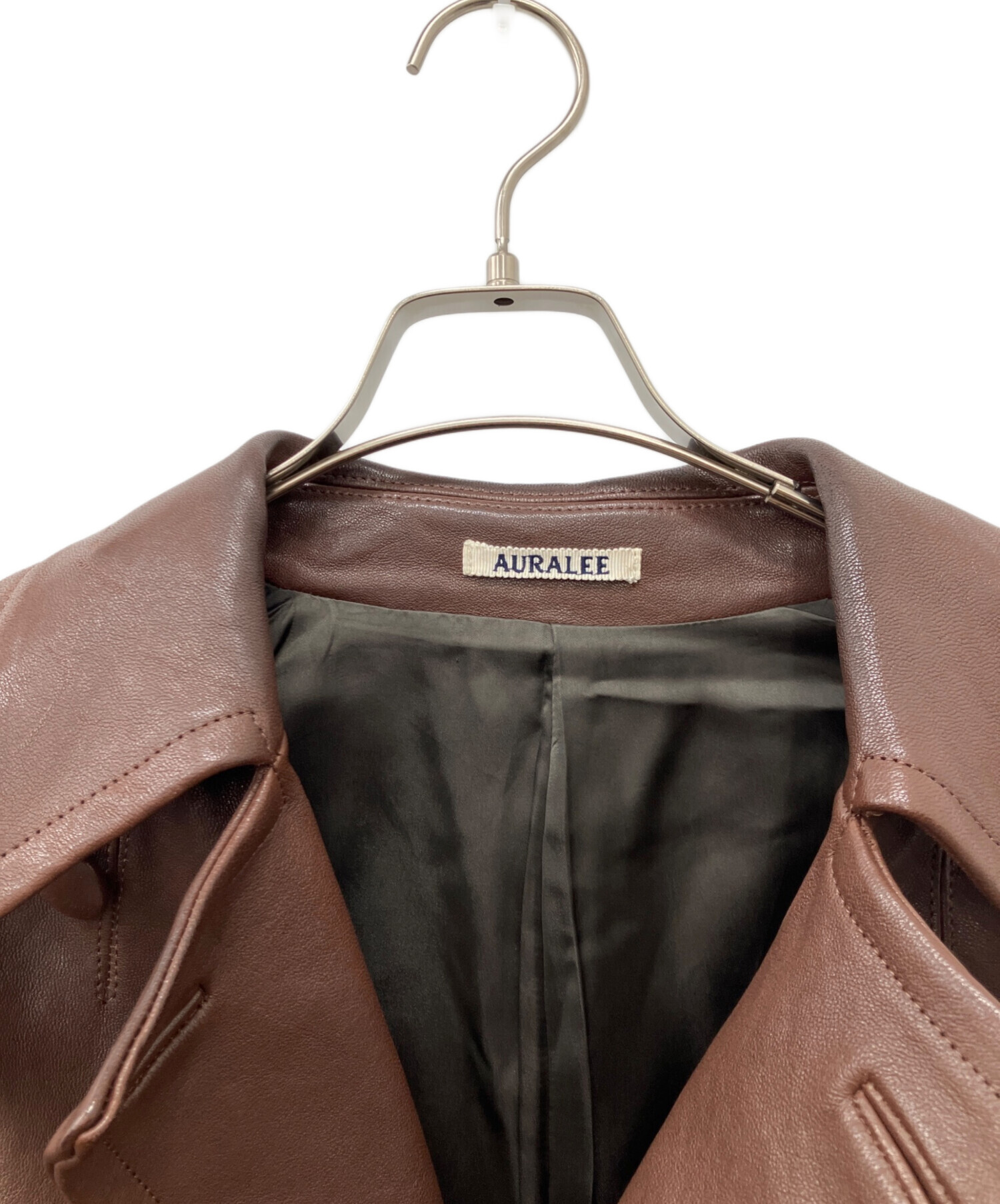 中古・古着通販】AURALEE (オーラリー) HEAVY LAMB LEATHER COAT