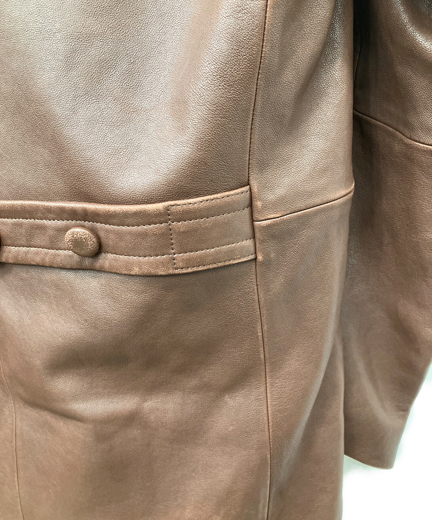 中古・古着通販】AURALEE (オーラリー) HEAVY LAMB LEATHER COAT
