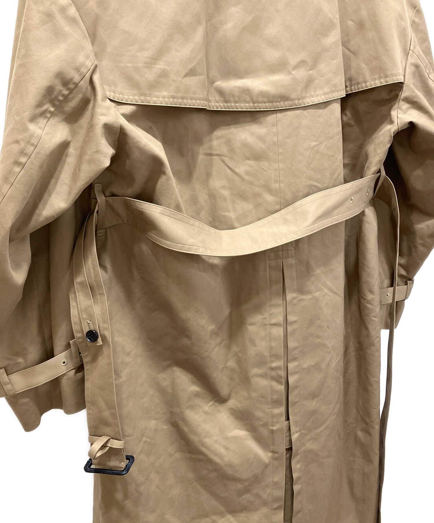 中古・古着通販】HYKE (ハイク) TRENCH COAT BIG FIT ベージュ サイズ 