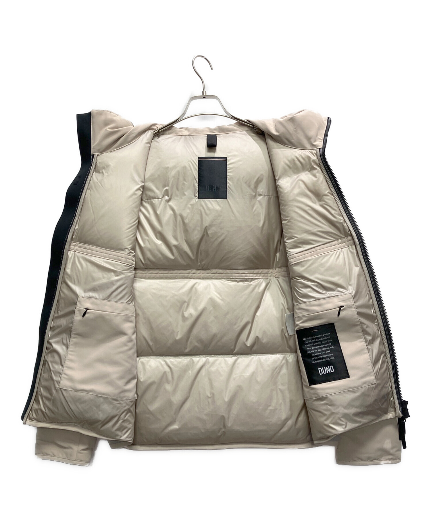 中古・古着通販】DUNO (デュノ) ダウンジャケット ベージュ サイズ:46 
