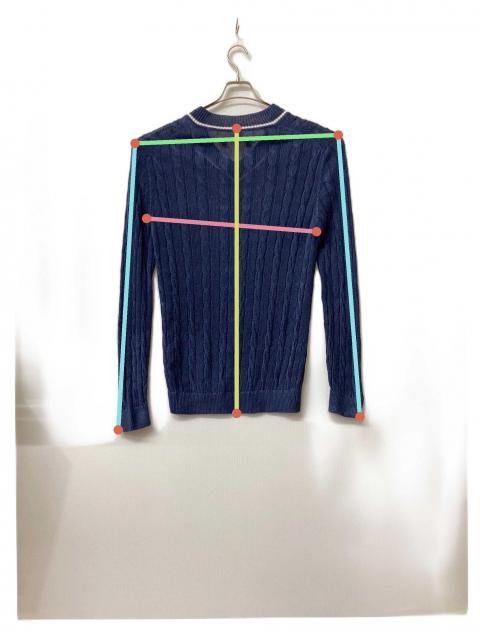 中古・古着通販】30/70 (トレンタセッタンタ) Vネックリネンニット