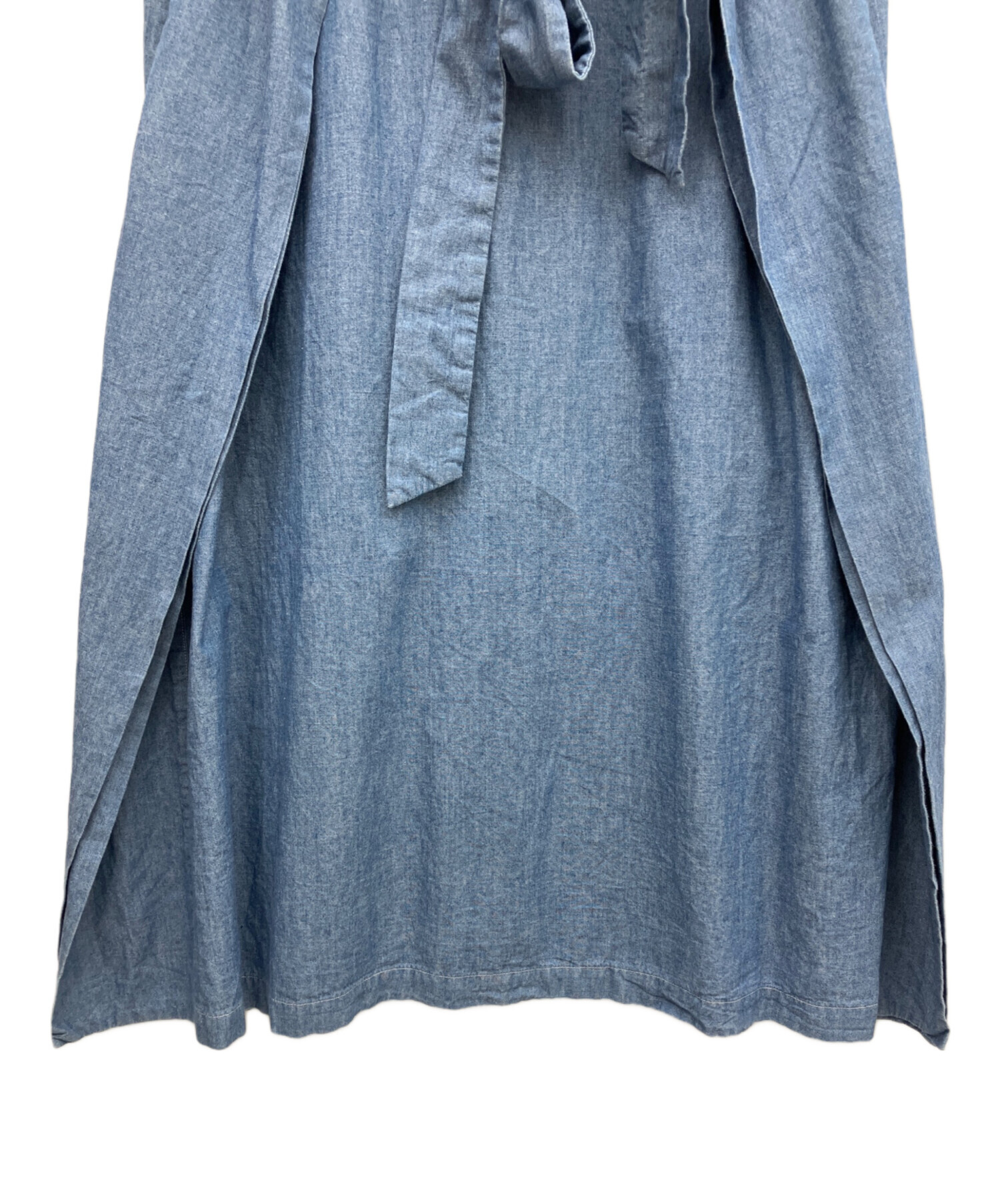 HYKE CHAMBRAY DRESS サイズ１　未使用品　最終値下げ 中古・古着通販】HYKE (ハイク) CHAMBRAY SUMMER DRESS ブルー サイズ