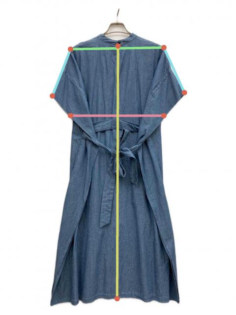 HYKE CHAMBRAY DRESS サイズ１　未使用品　最終値下げ 中古・古着通販】HYKE (ハイク) CHAMBRAY SUMMER DRESS ブルー サイズ