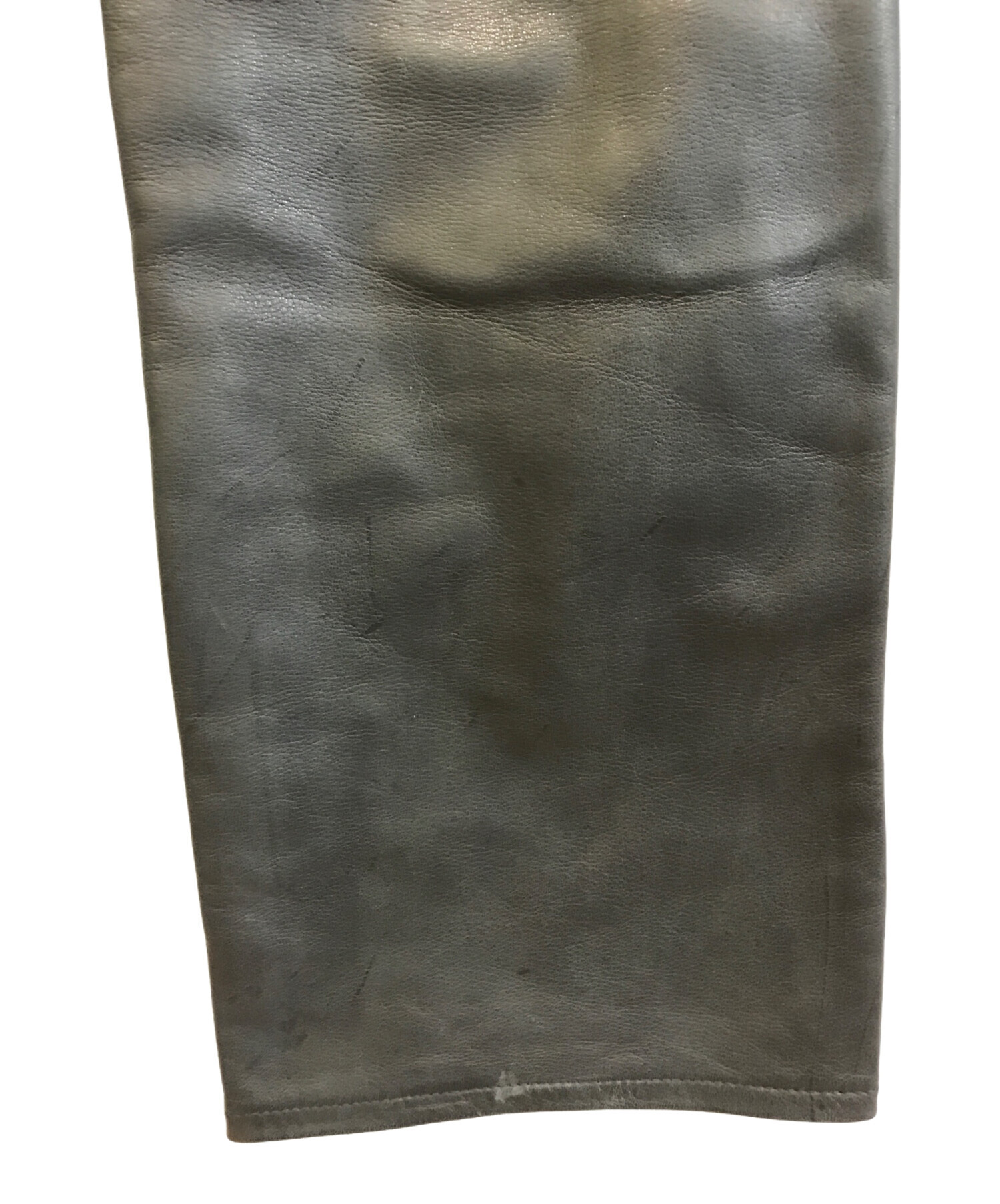 中古・古着通販】OLD GAP (オールドギャップ) レザーパンツ ブラック