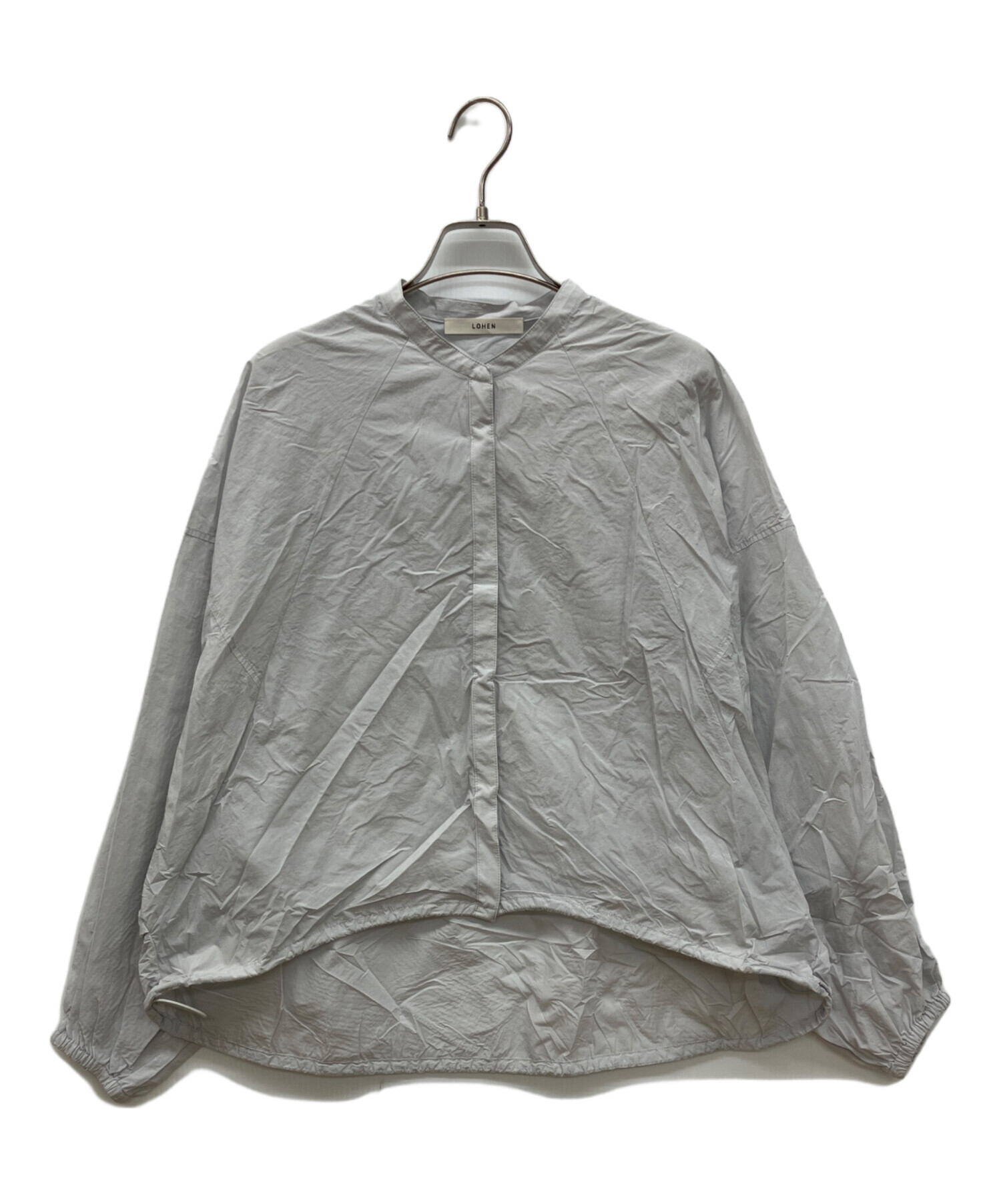 中古・古着通販】LOHEN (ローヘン) エコナイロンブルゾン ライトグレー