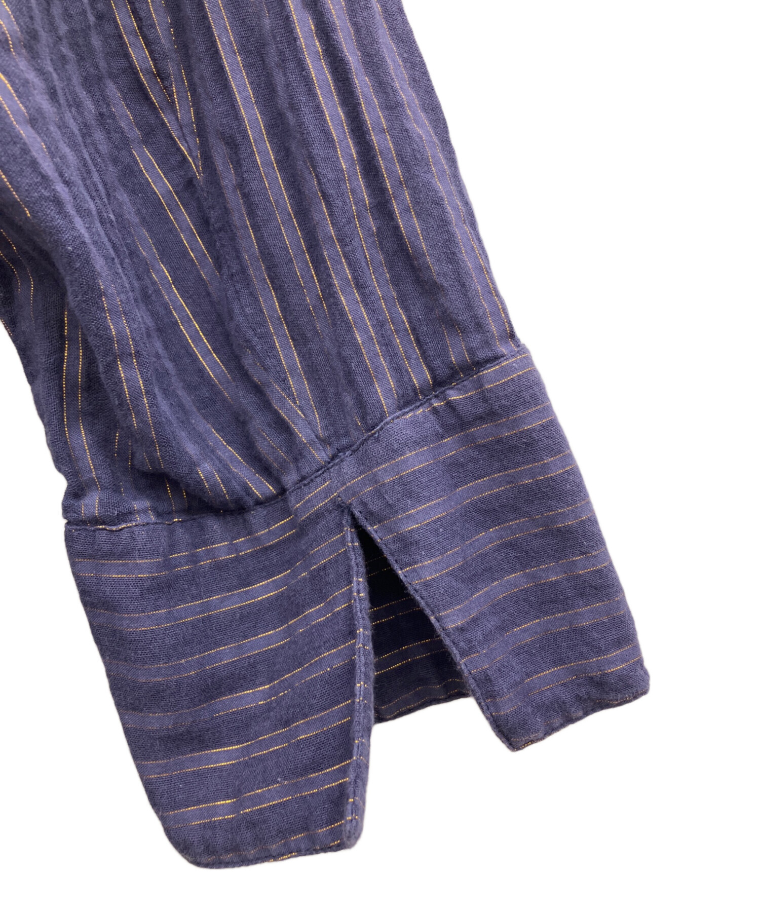 中古・古着通販】ne quittez pas (ヌキテパ) Cotton Lurex Stripe V