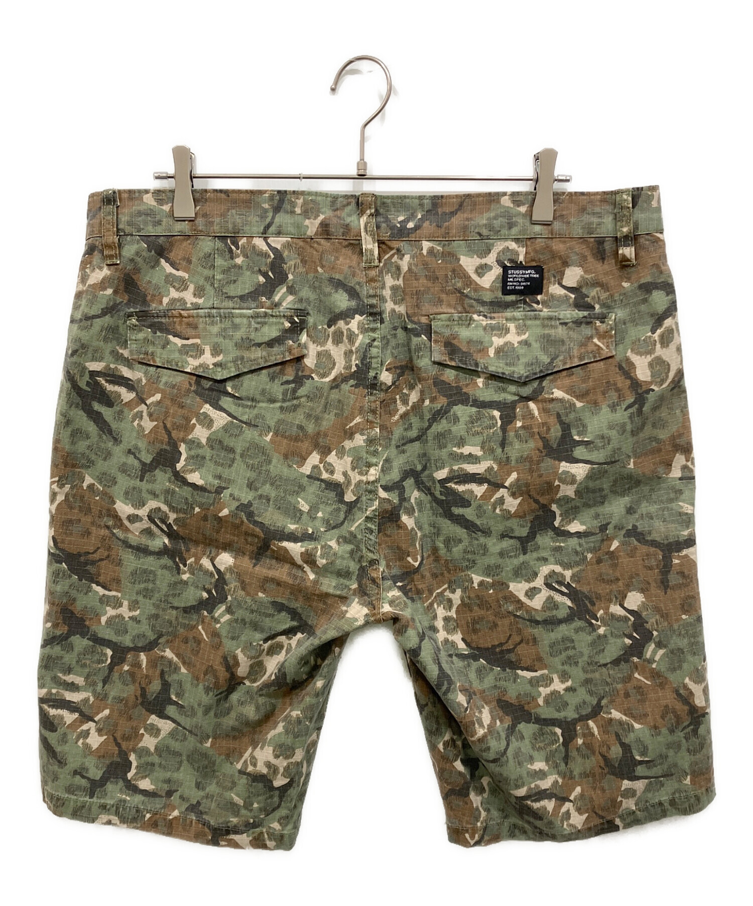中古・古着通販】stussy (ステューシー) RIPSTOP CAMO POCKET SHORT
