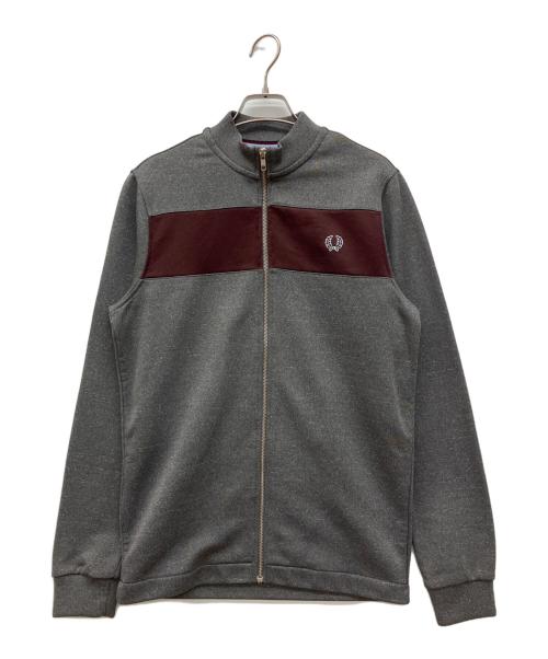 FRED PERRY フレッドペリー グレー トラックジャケット ポルトガル FRED PERRY - ポルトガル製 フレッドペリー トラックジャケット M
