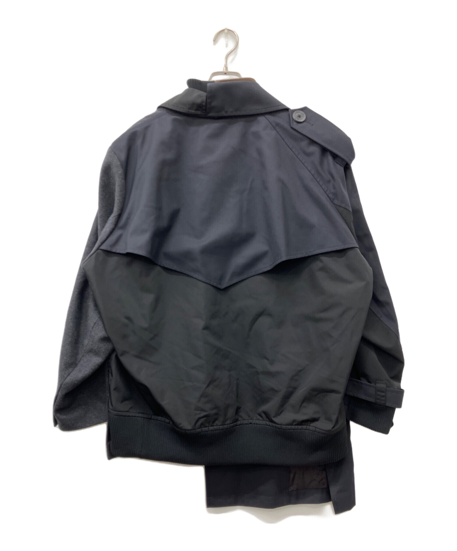 中古・古着通販】KOLOR (カラー) Four Pieces Docking Coat グレー 