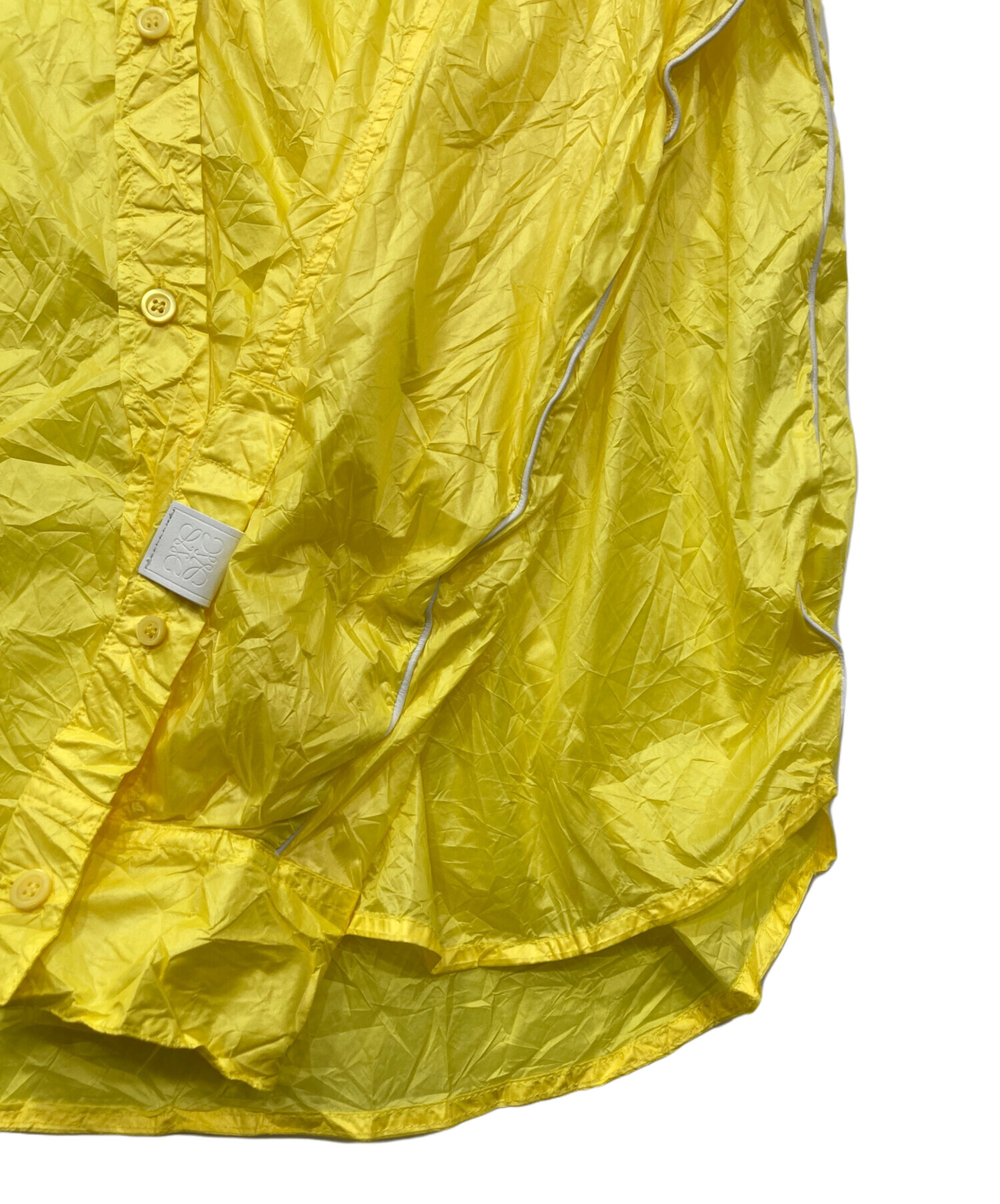 中古・古着通販】LOEWE (ロエベ) Crinkled-Nylon Shirt/クリンクルド