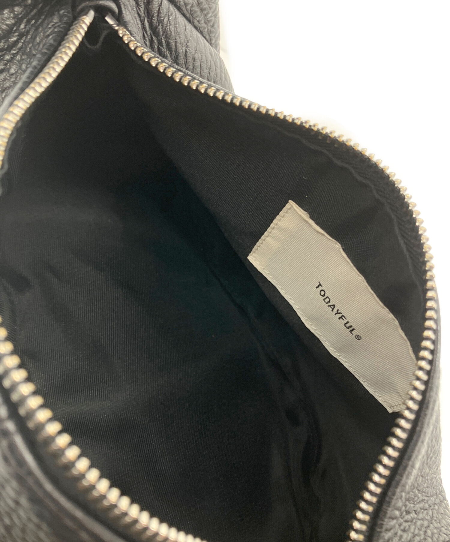 中古・古着通販】TODAYFUL (トゥデイフル) Leather Wrap Bag ブラック