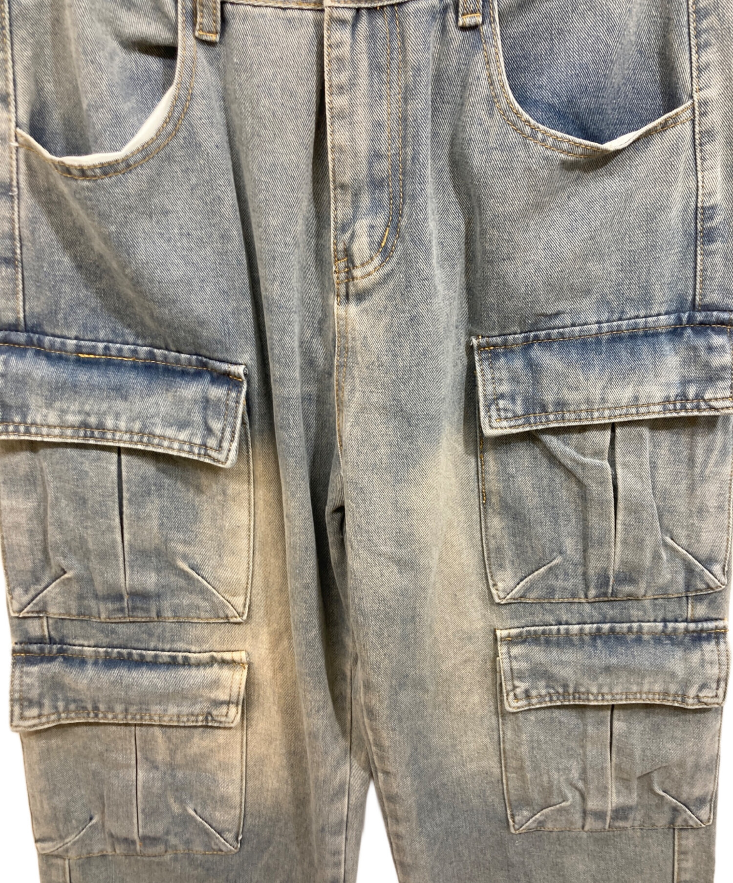 中古・古着通販】BGHB (バガーチ) バギーカーゴデニムパンツ 