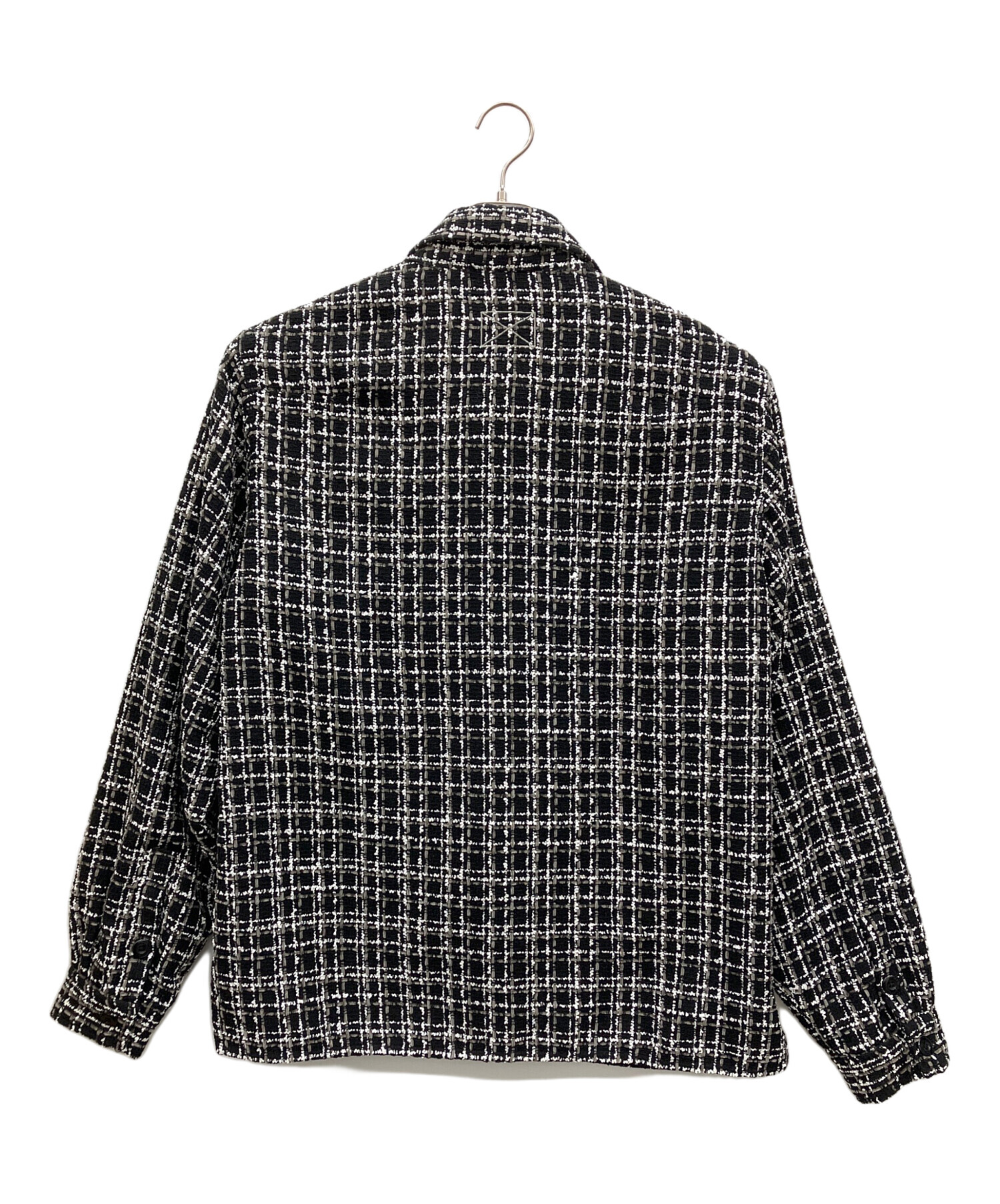 中古・古着通販】MLVINCE (メルヴィンス) ツイードシャツジャケット