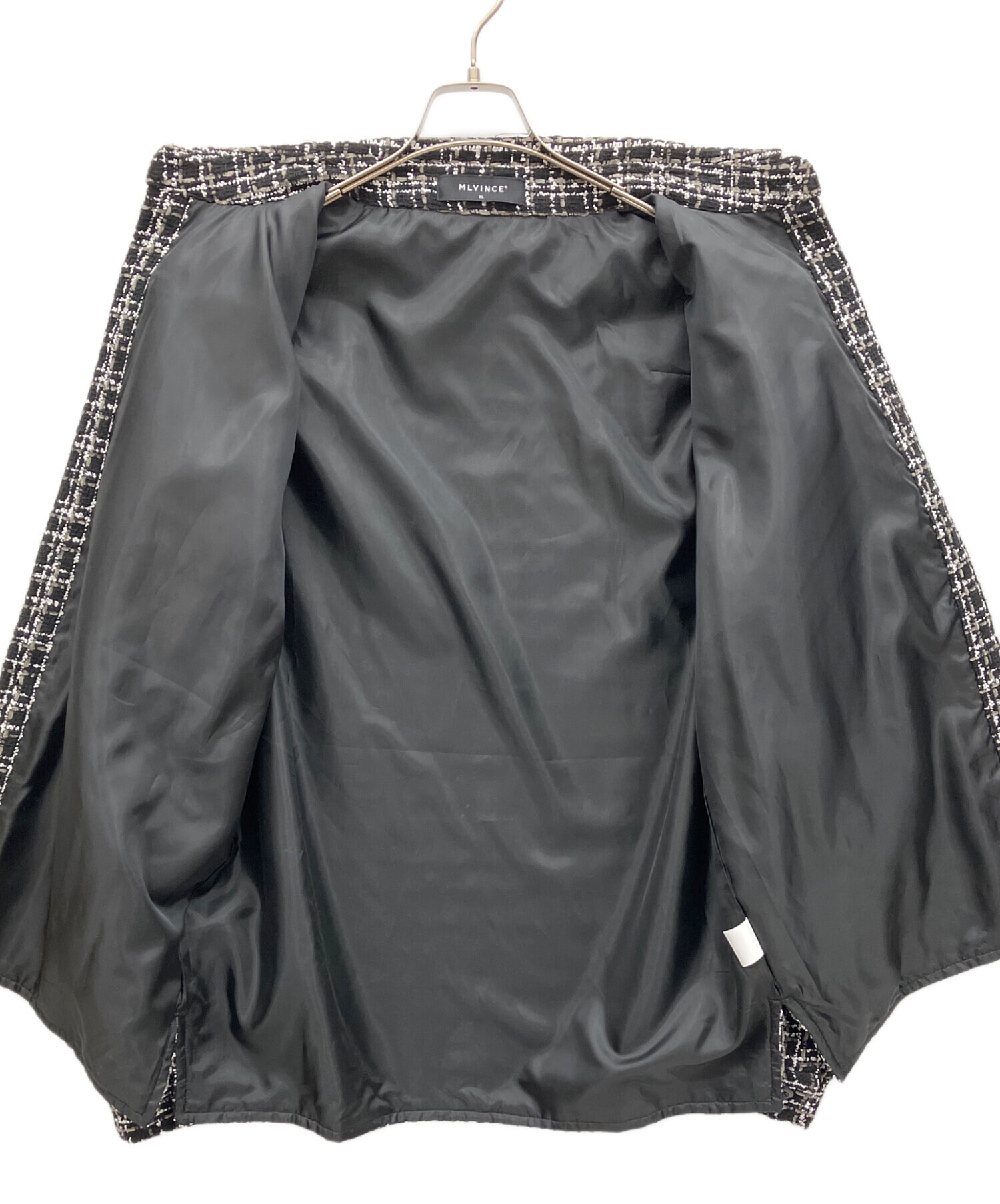 中古・古着通販】MLVINCE (メルヴィンス) ツイードシャツジャケット