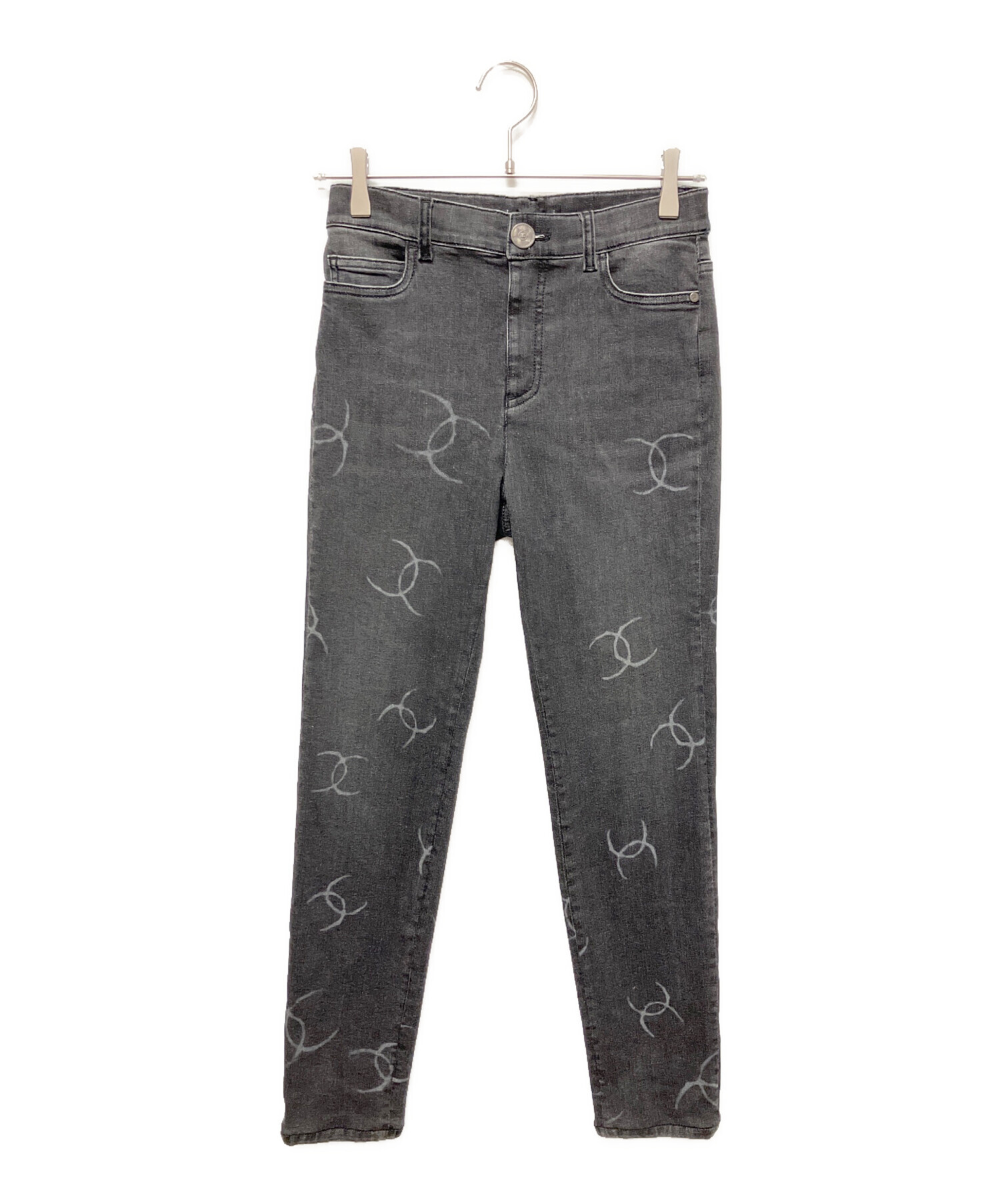 中古・古着通販】CHANEL (シャネル) P64 ココマーク スキニー デニム 