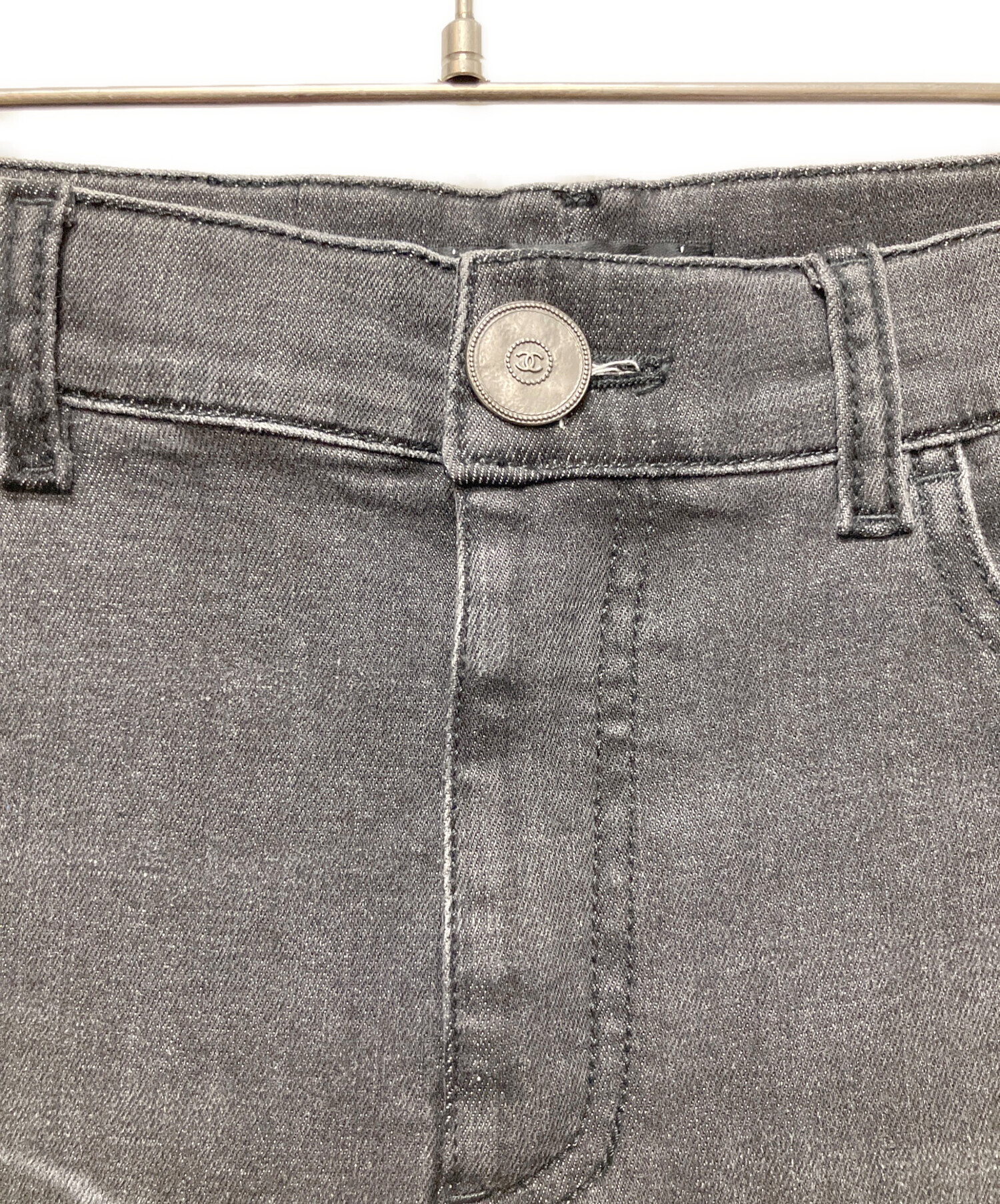 中古・古着通販】CHANEL (シャネル) P64 ココマーク スキニー デニム 