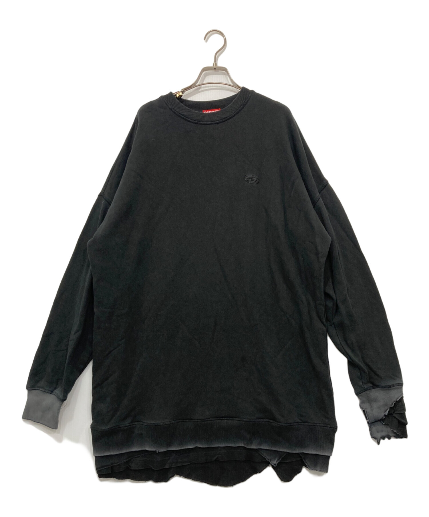 中古・古着通販】DIESEL (ディーゼル) Dロゴスウェットワンピース 
